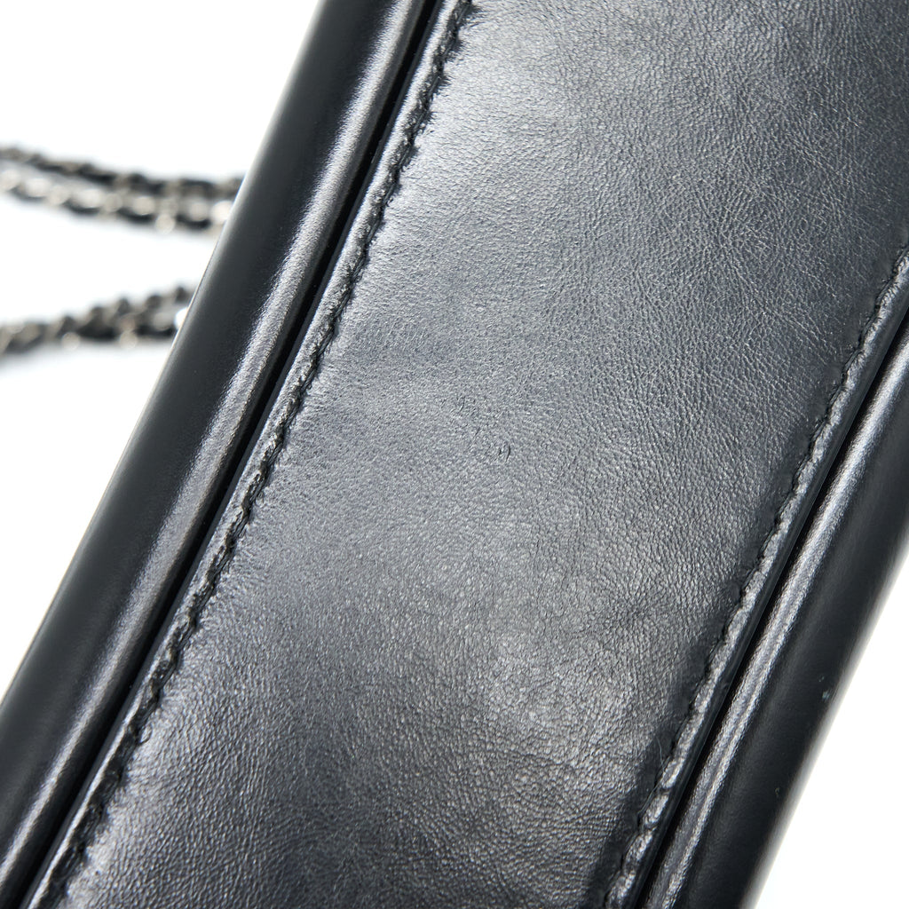 Chanel Large Gabrielle Hobo Bag Aged Calfskin Black Multicolour Hardware