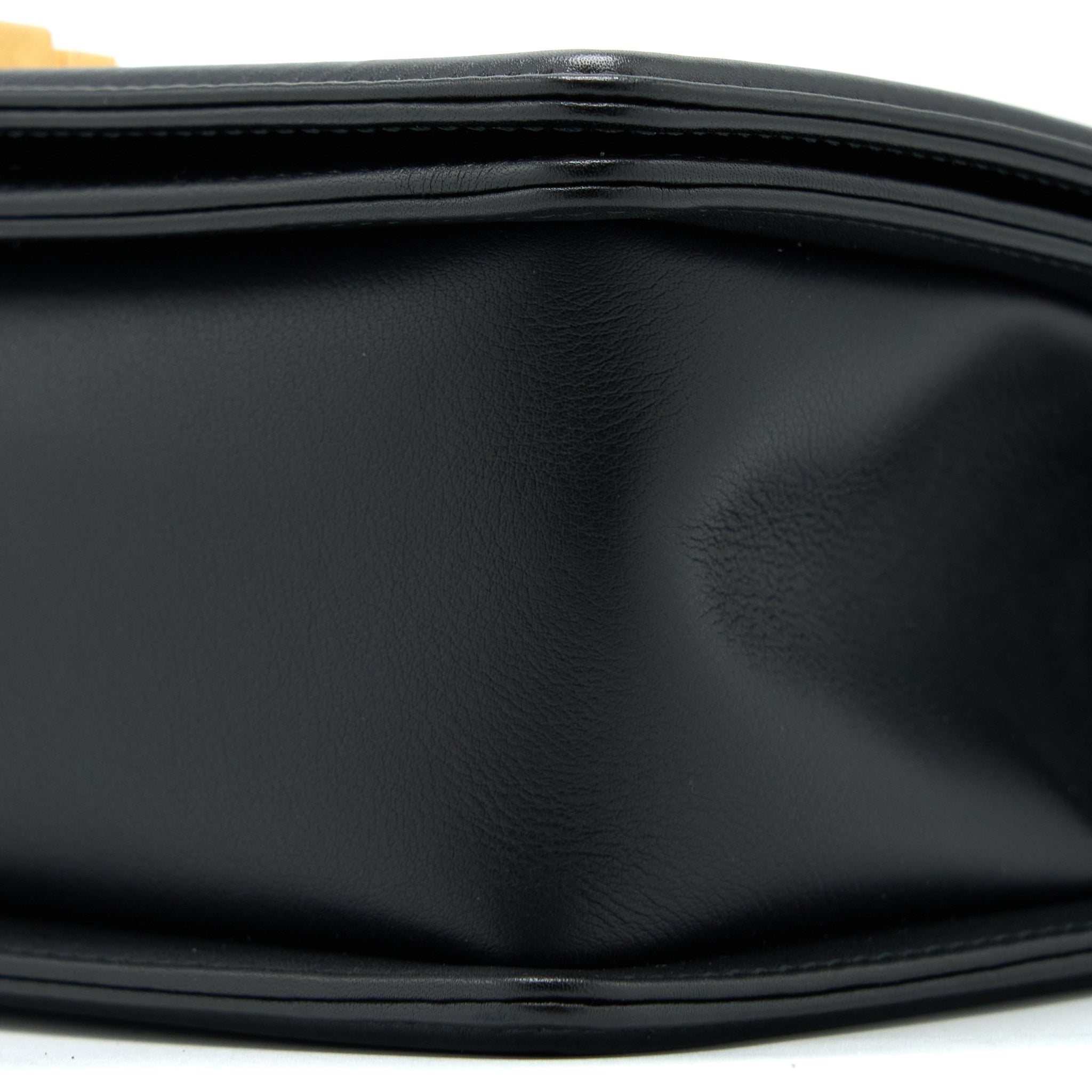 Chanel Medium Boy Bag Calfskin Black Brushed