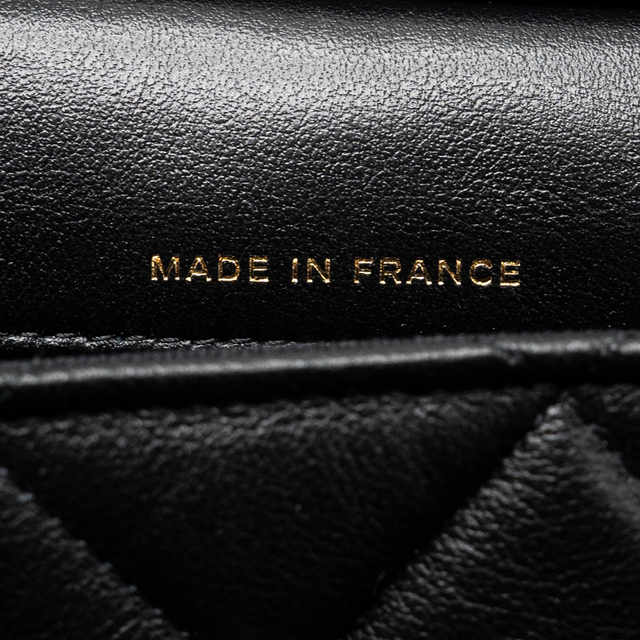Chanel 21K Mini Flap Bag Calfskin Black Brushed
