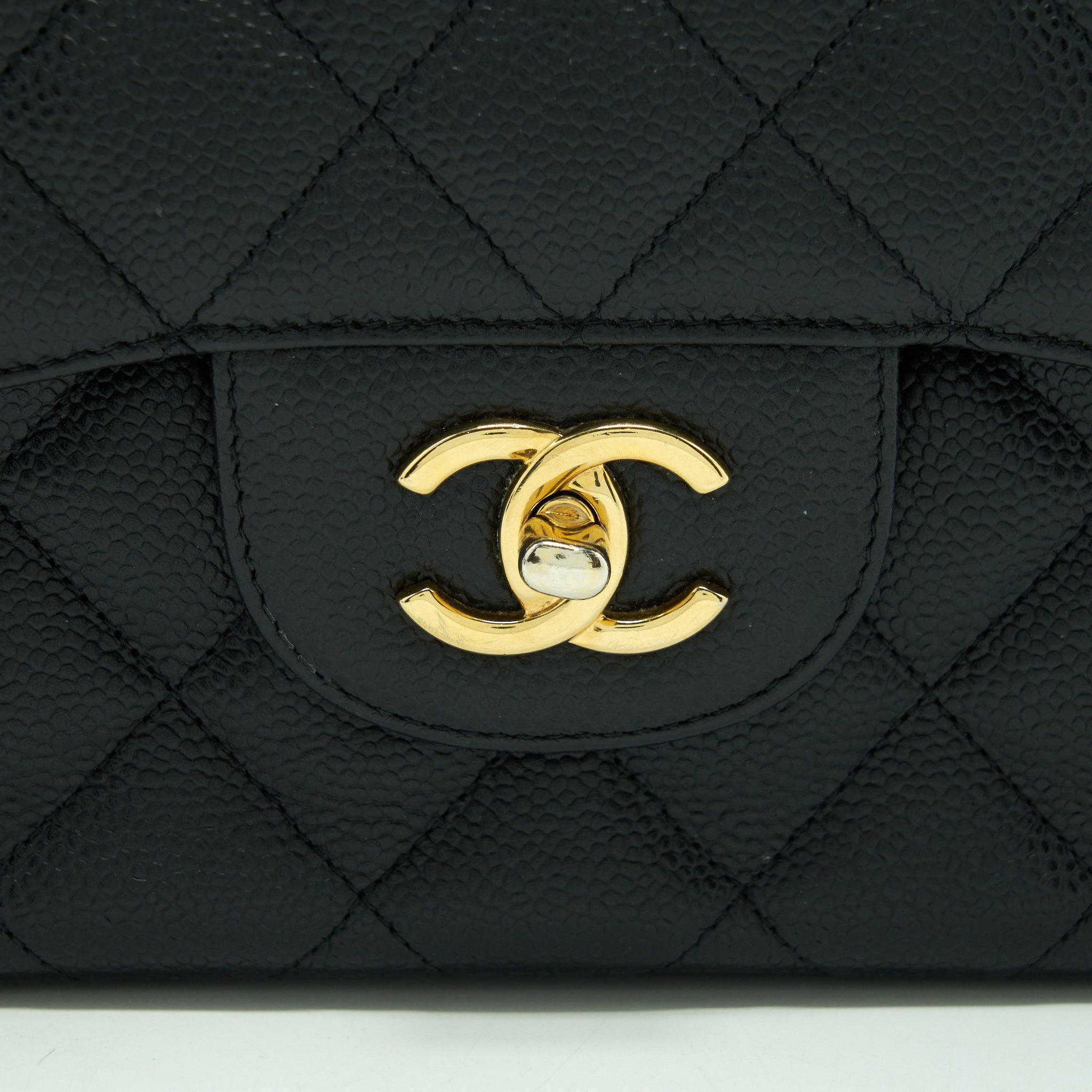 Chanel Jumbo Classic Double Flap Bag Caviar Black