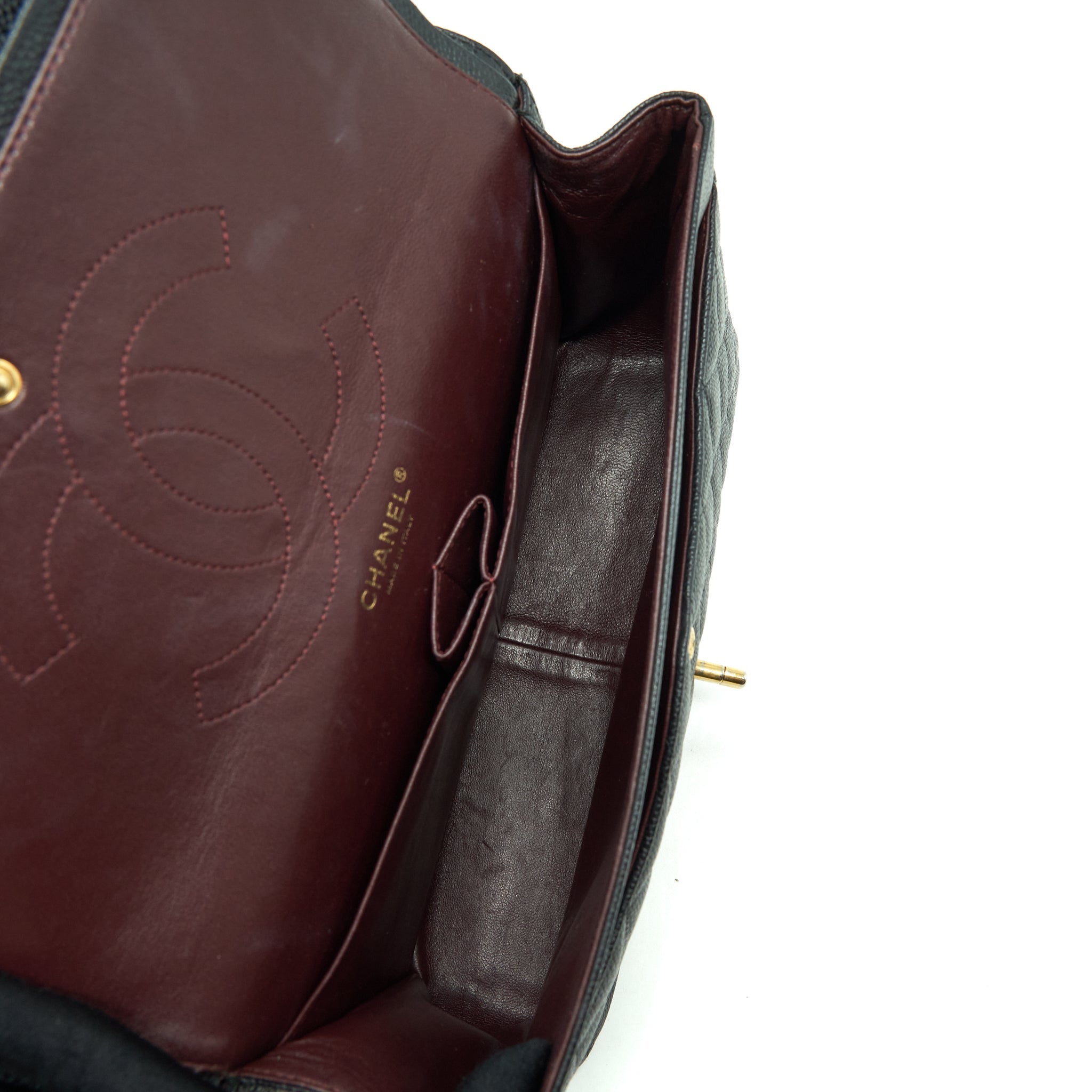 Chanel Jumbo Classic Double Flap Bag Caviar Black