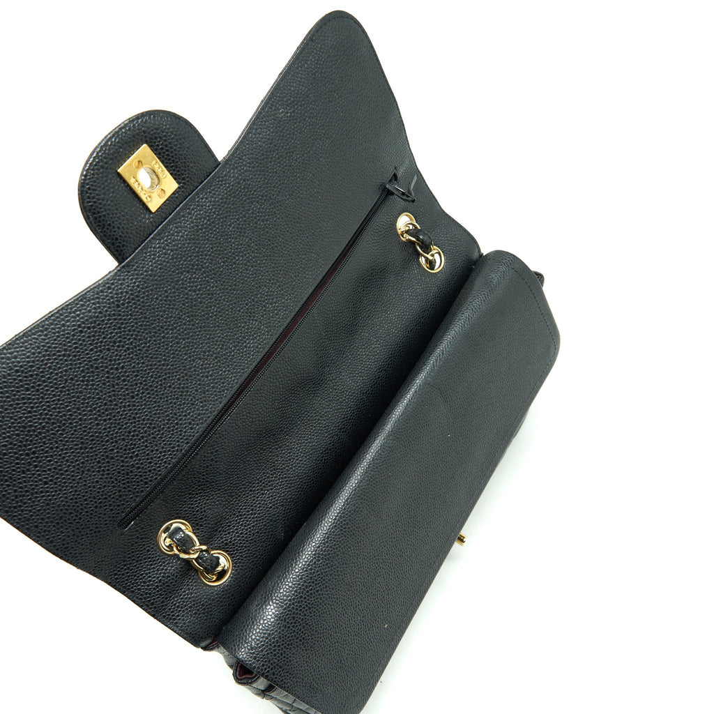 Chanel Jumbo Classic Double Flap Bag Caviar Black