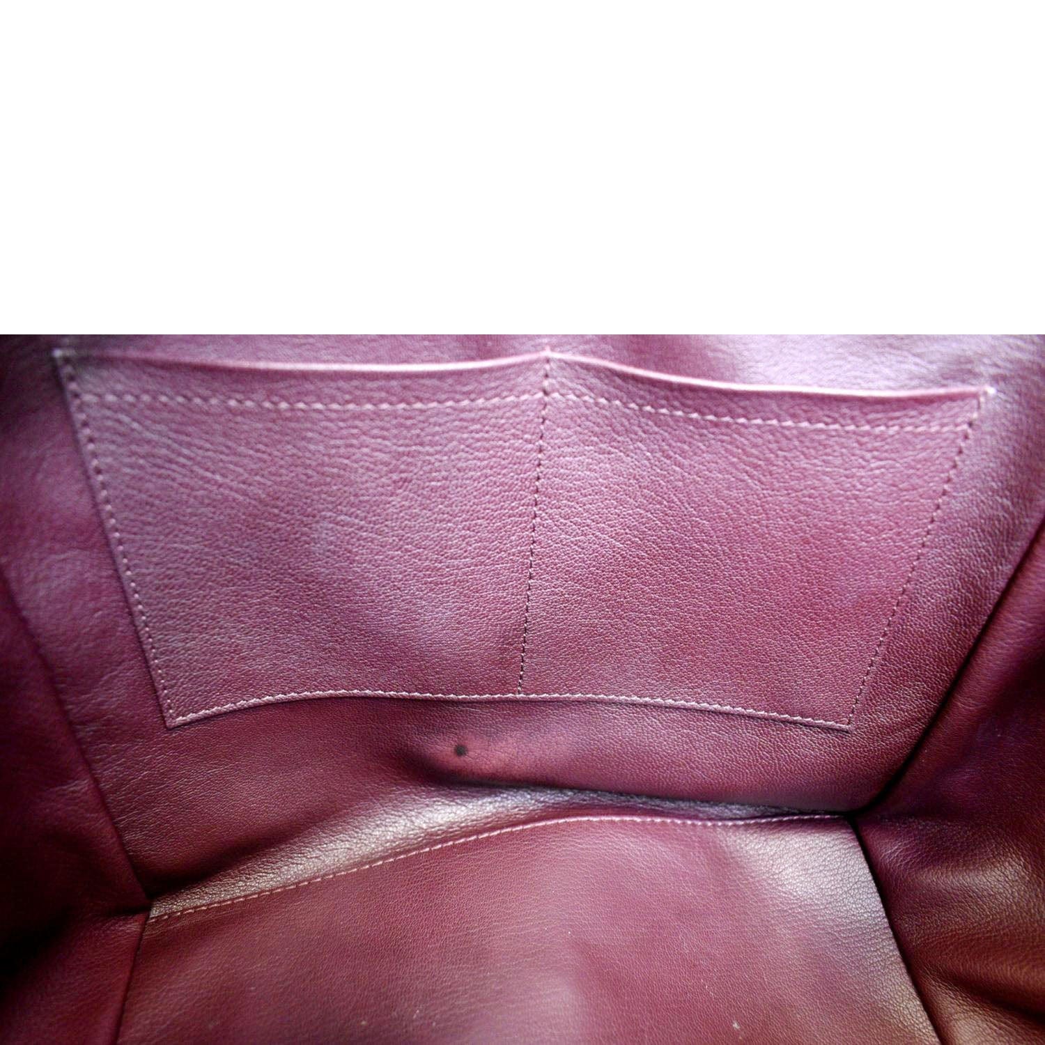 LOUIS VUITTON Majestueux Monogram Canvas Exotic Tote Bag Brown