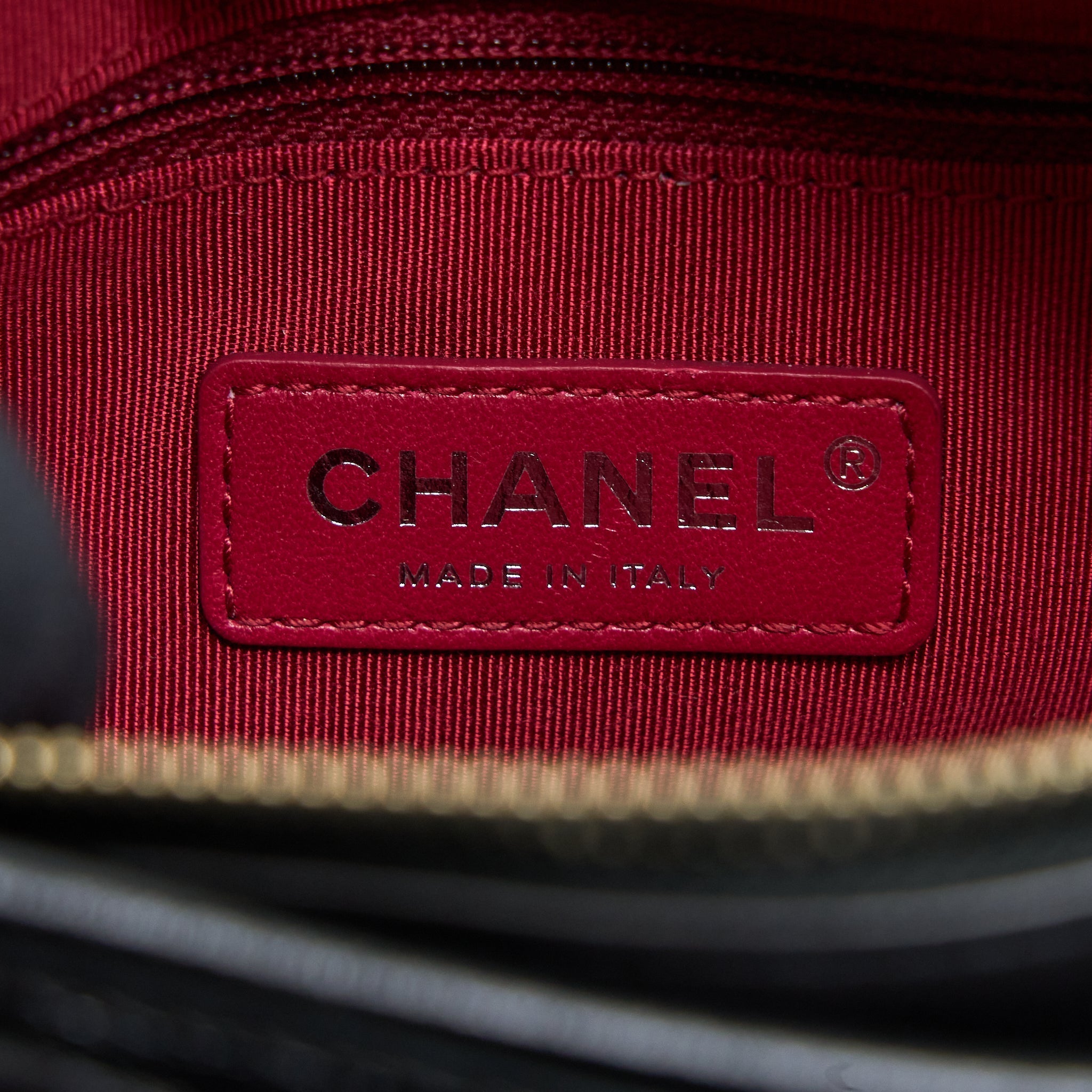 Chanel Small Gabrielle Hobo Bag Aged Calfskin Black Multicolour Hardware