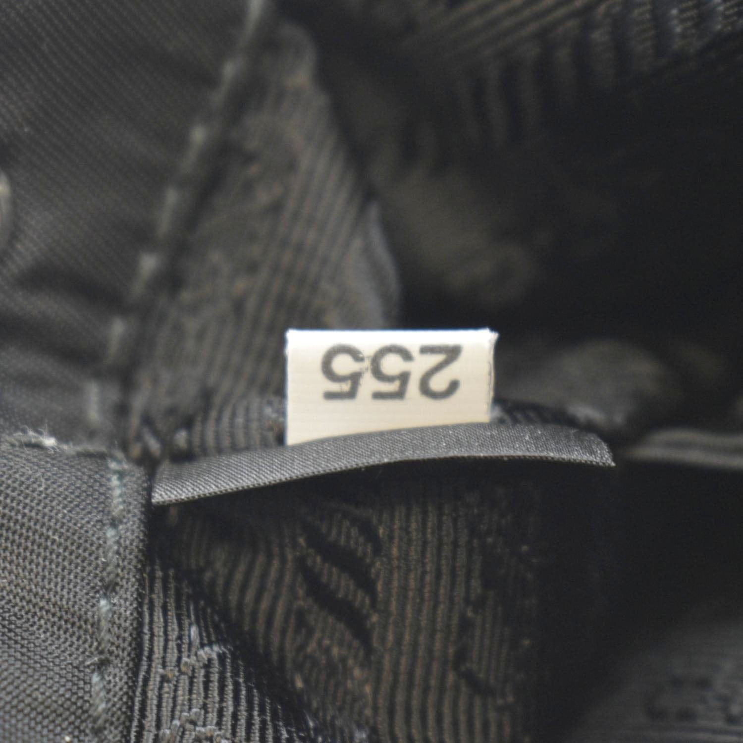 PRADA Double Pocket Mini Nylon Backpack Shoulder Bag Black