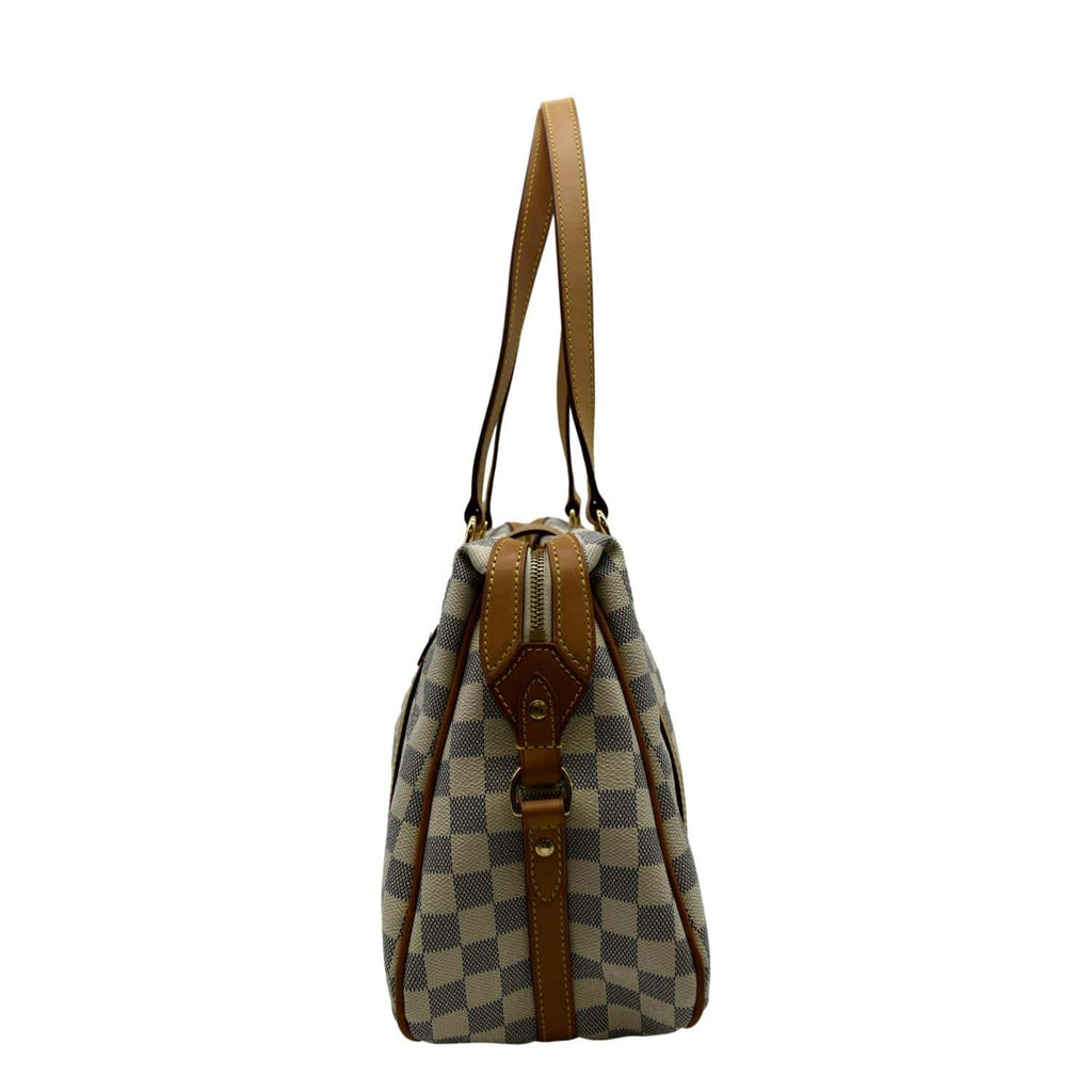 LOUIS VUITTON Stresa PM Damier Azur Shoulder Bag White