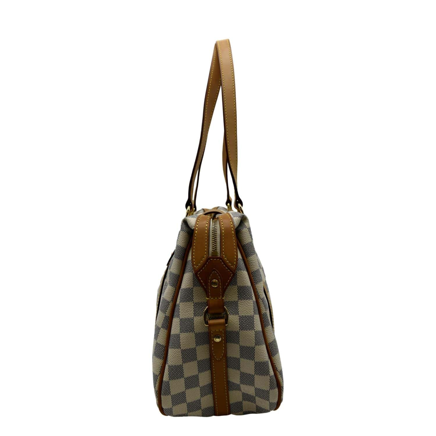 LOUIS VUITTON Stresa PM Damier Azur Shoulder Bag White