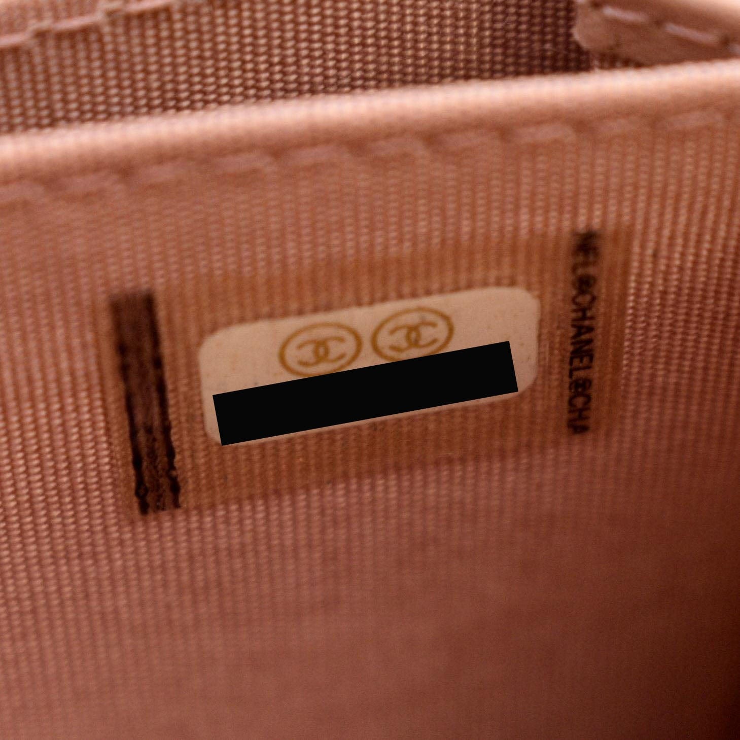 CHANEL Small Boy Caviar Leather Zip Around Wallet Pink