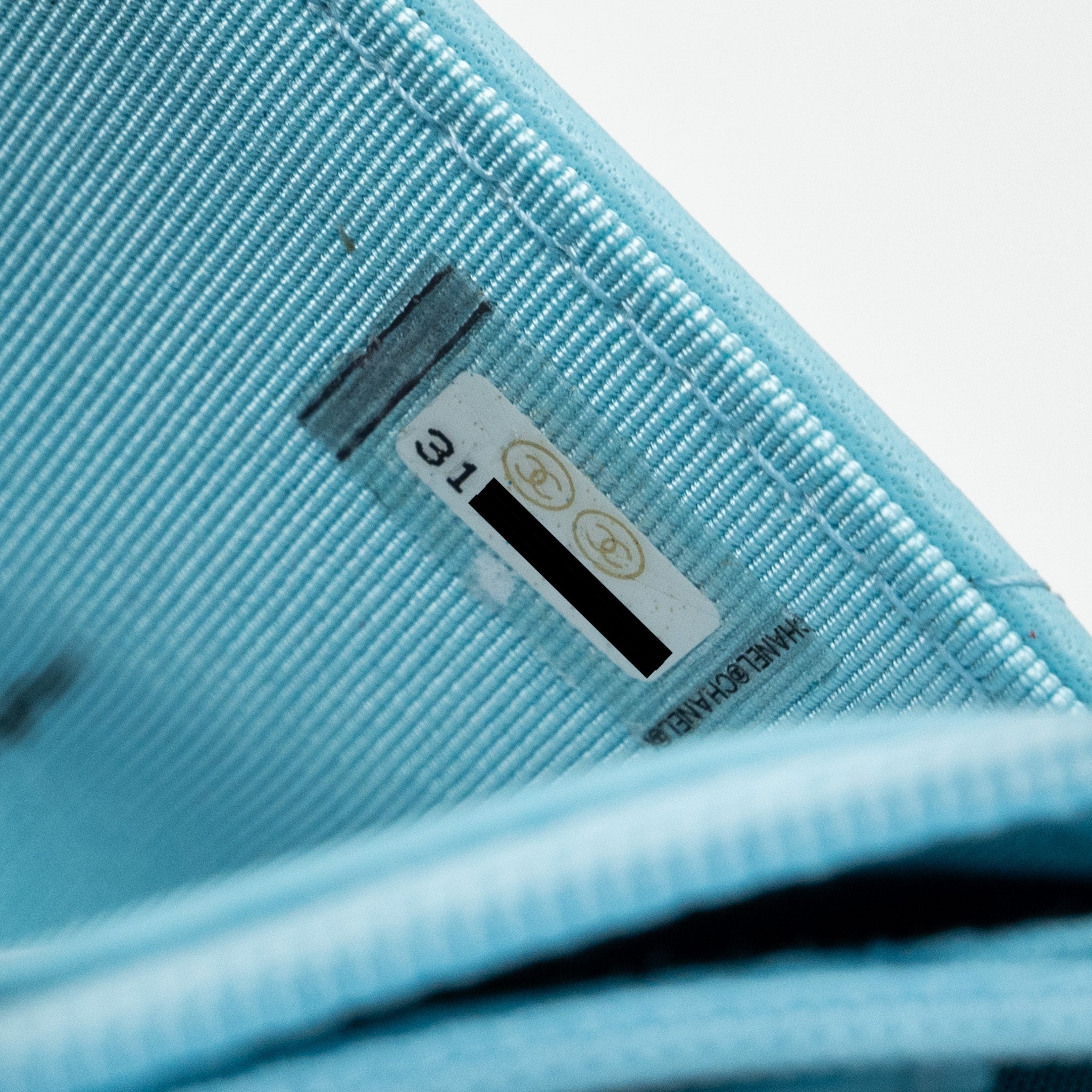 Chanel Classic Wallet On Chain Lambskin Light Blue