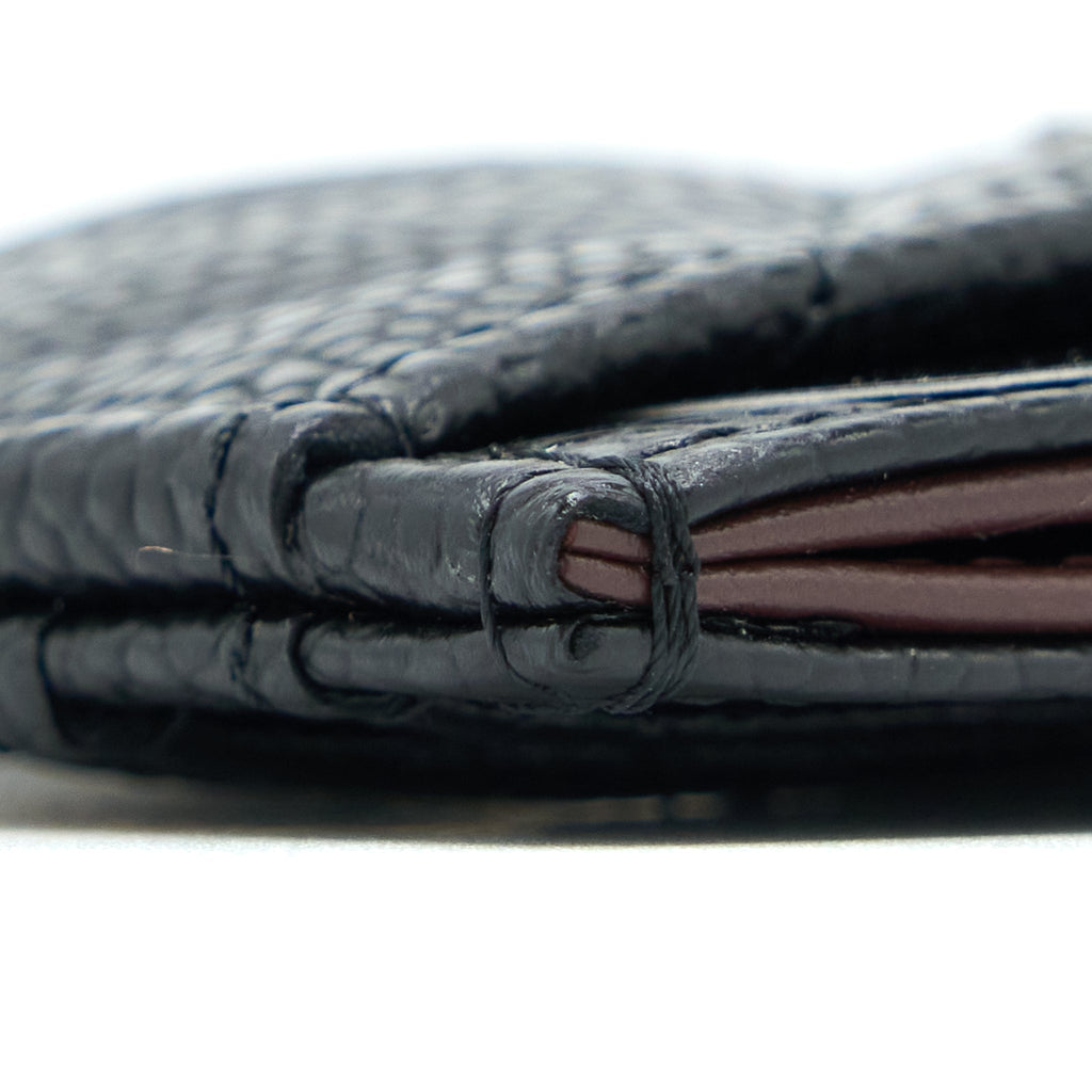 Chanel Classic Card Holder Caviar Black  (Microchip)