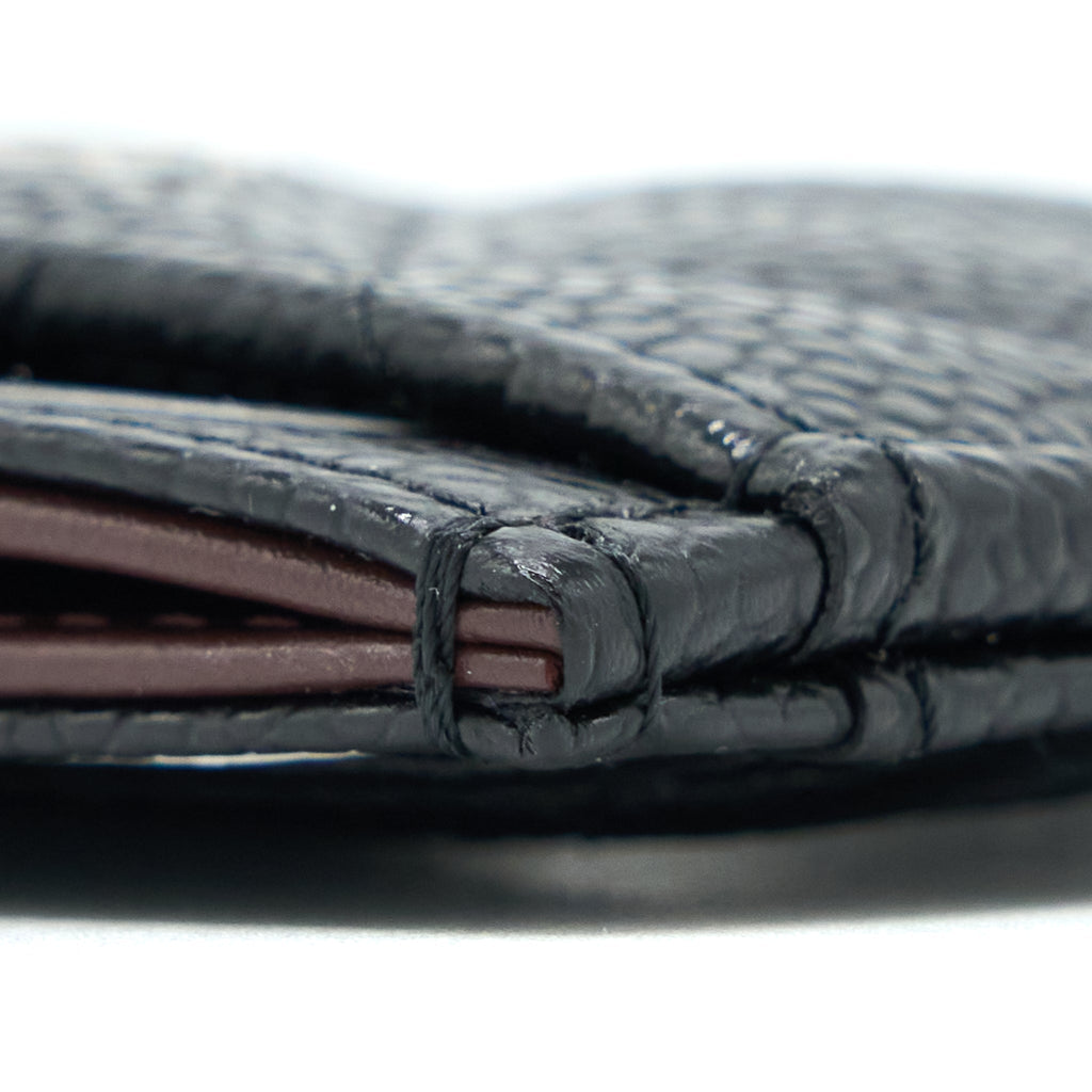 Chanel Classic Card Holder Caviar Black  (Microchip)