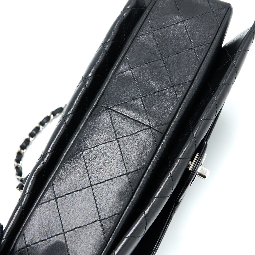 Chanel Quilted Flap Bag Lambskin Black