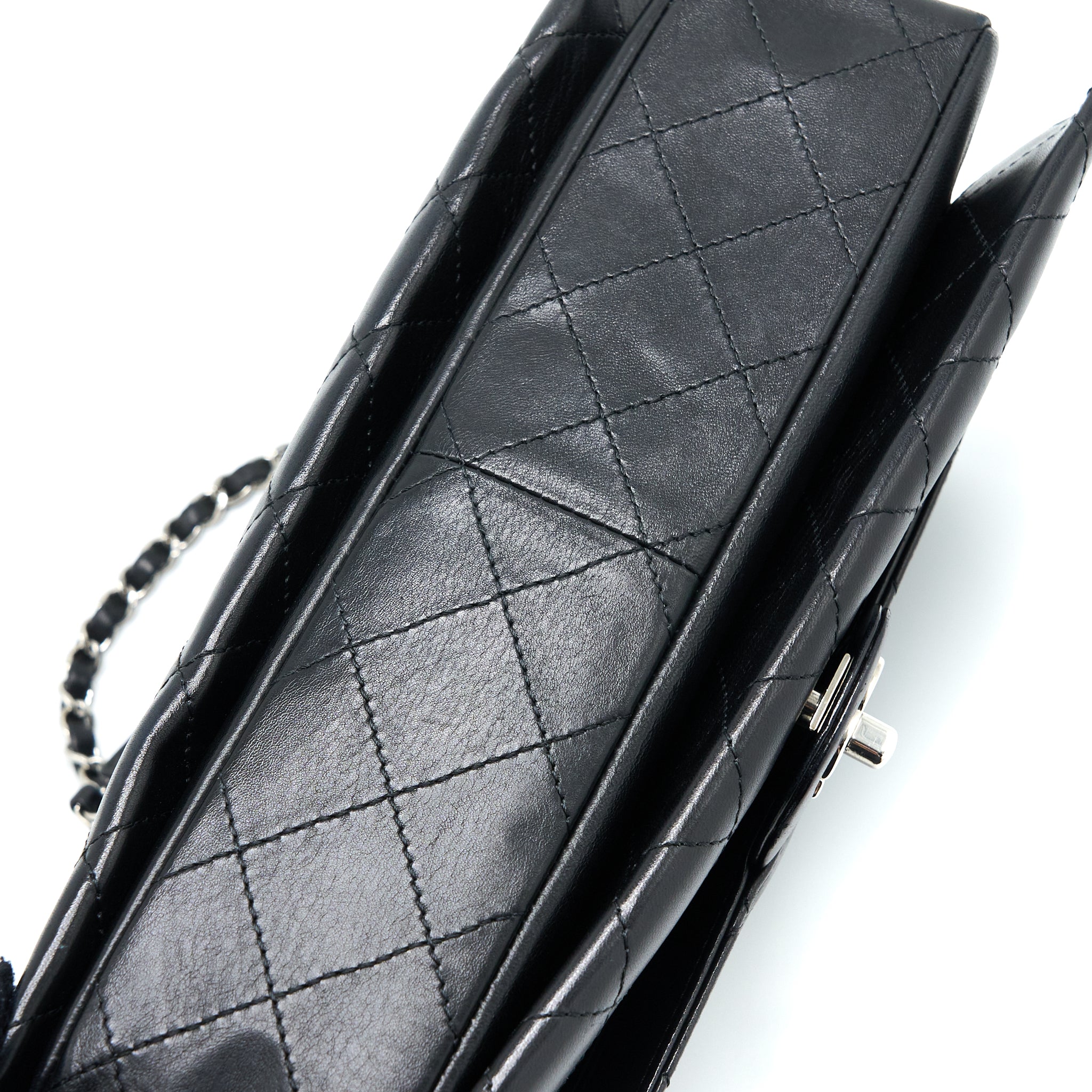 Chanel Quilted Flap Bag Lambskin Black