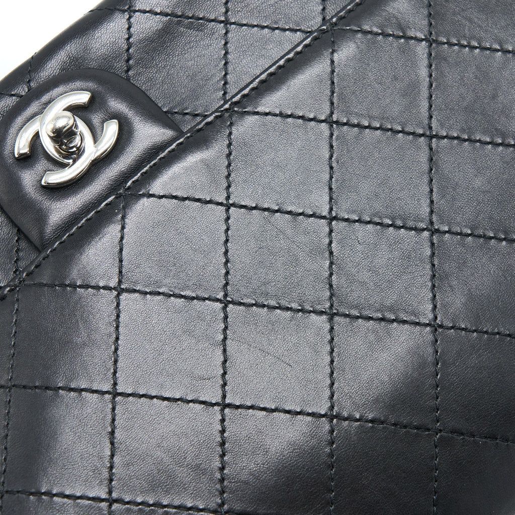 Chanel Quilted Flap Bag Lambskin Black