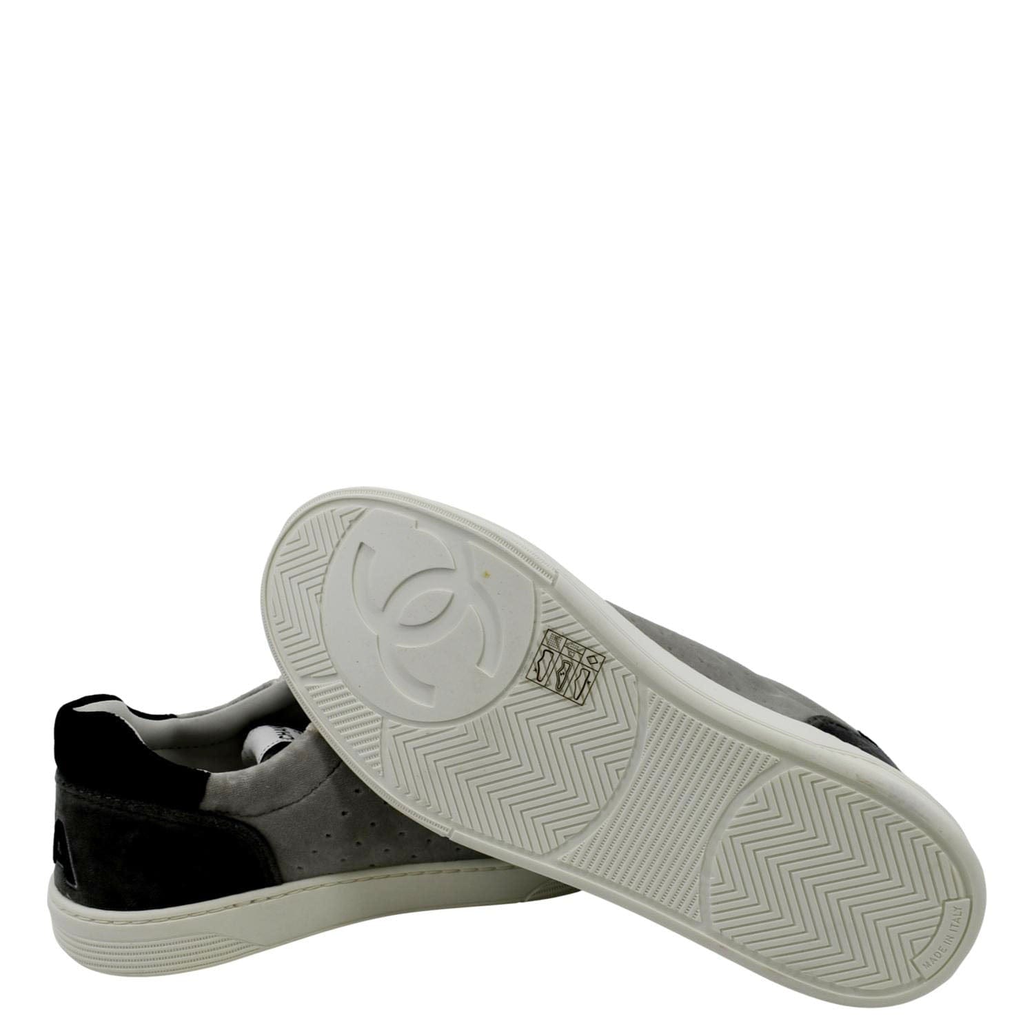 CHANEL Velvet Multicolor Sneakers Size 39