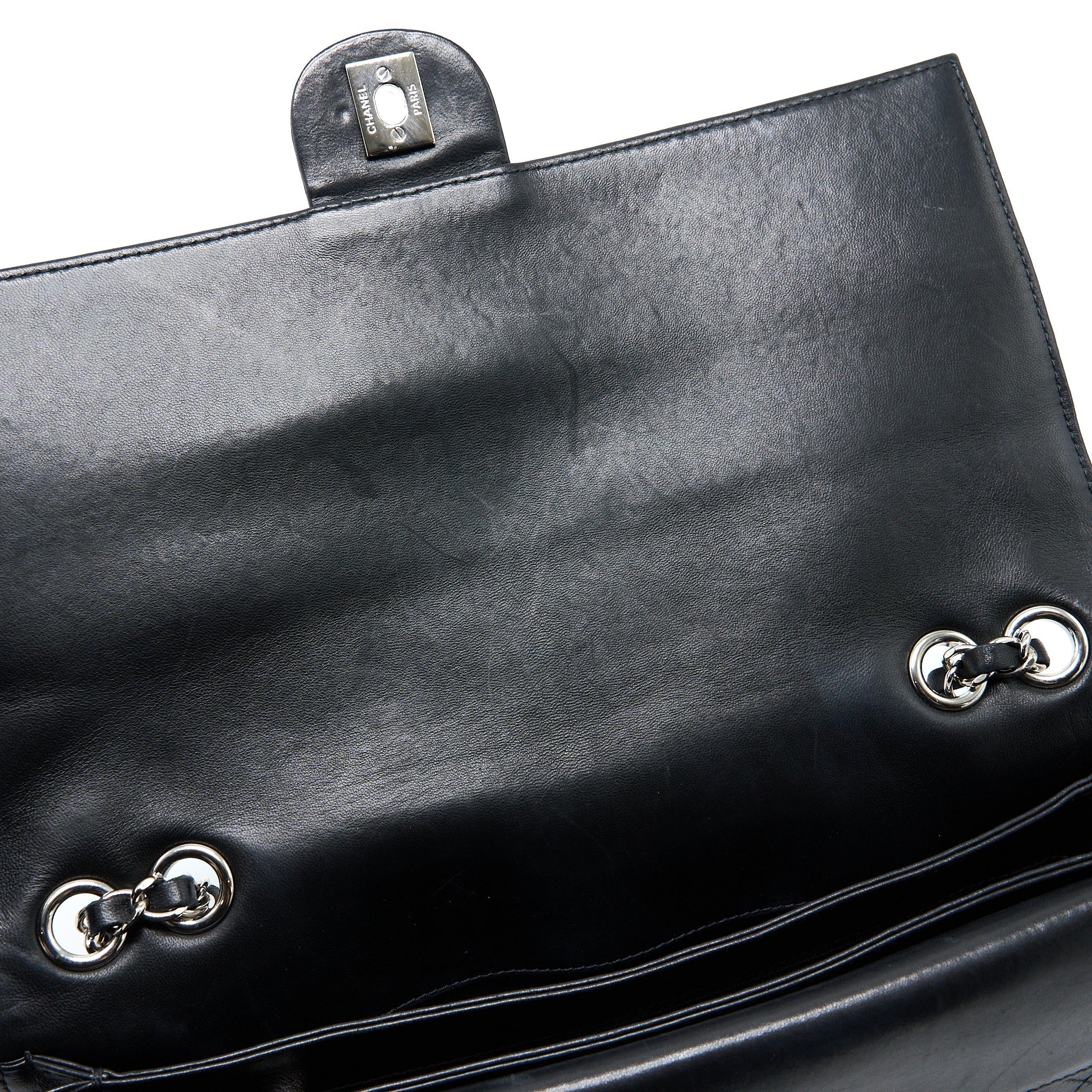 Chanel Quilted Flap Bag Lambskin Black