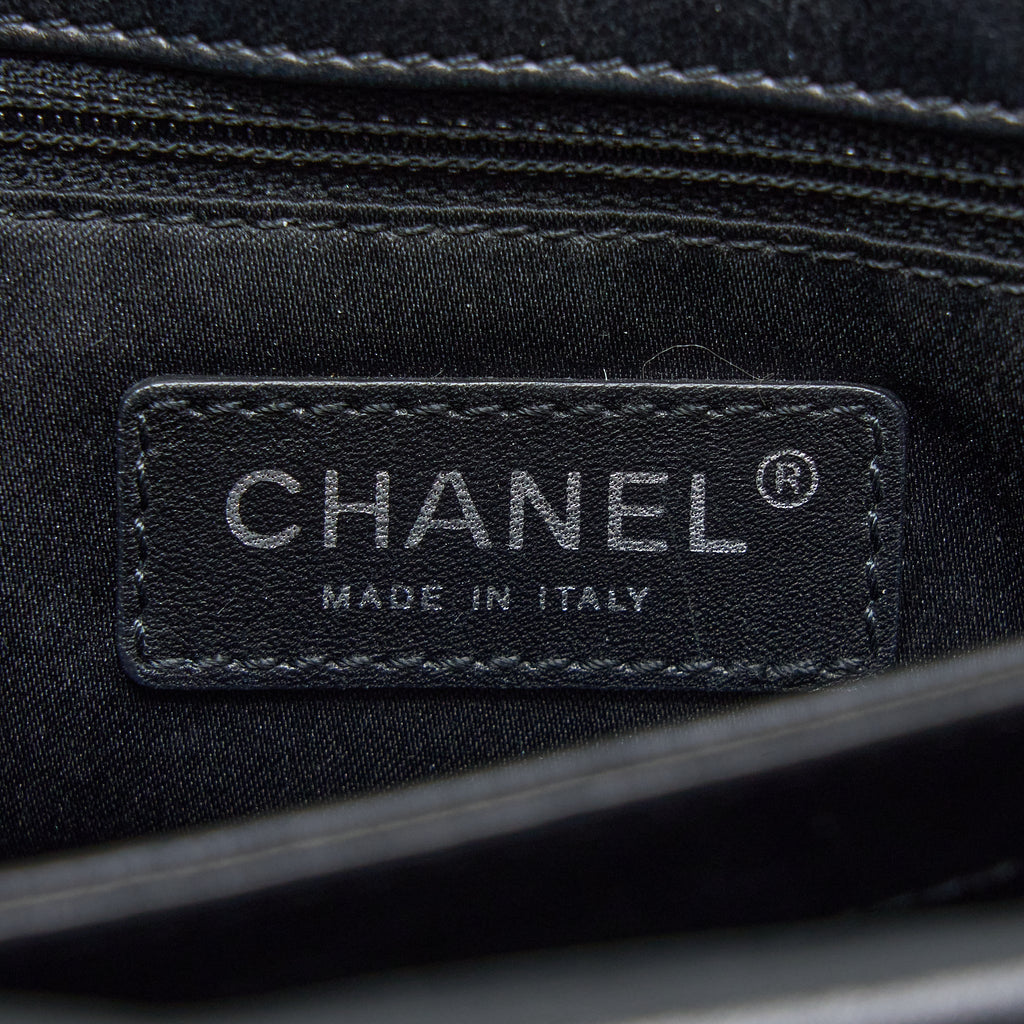 Chanel Quilted Flap Bag Lambskin Black