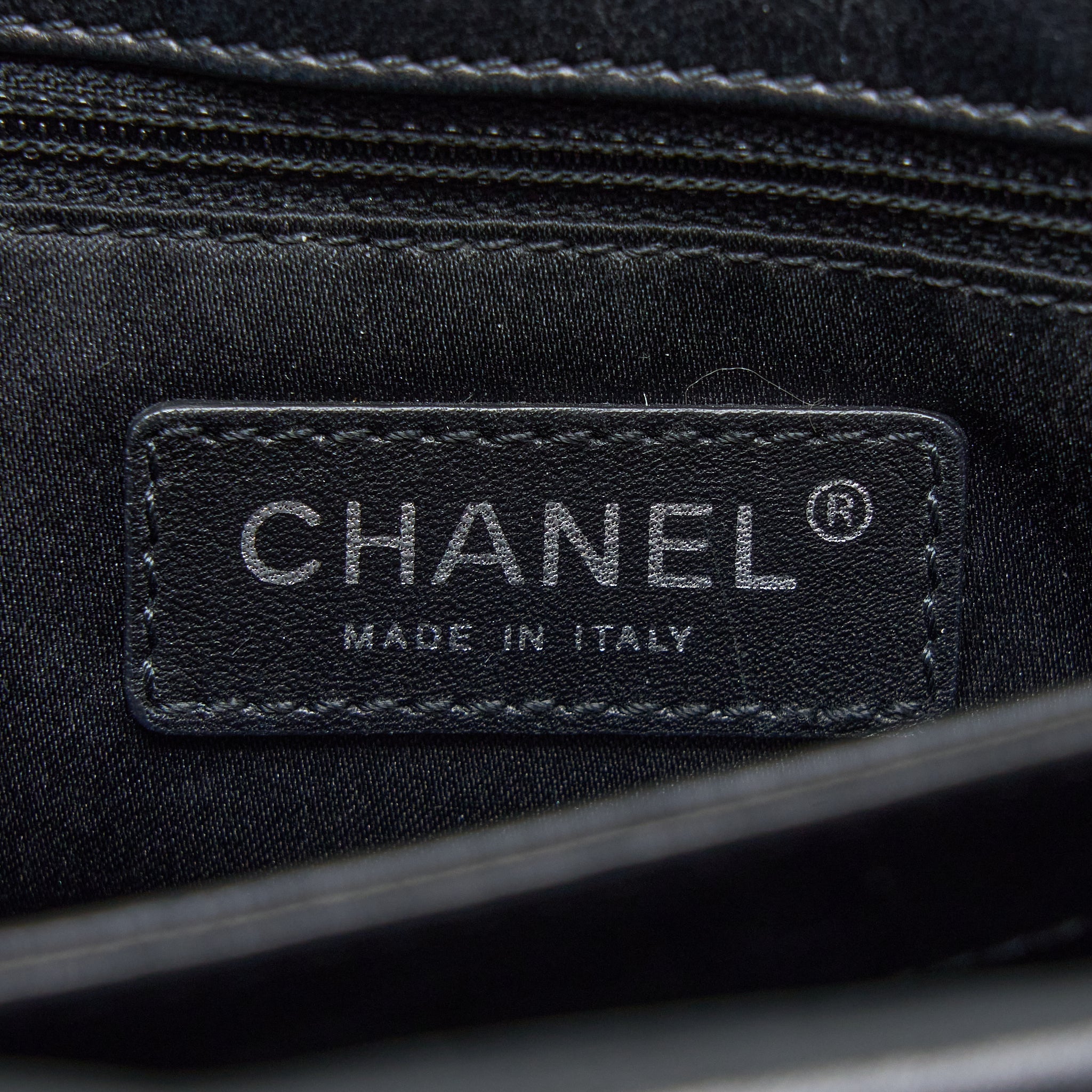 Chanel Quilted Flap Bag Lambskin Black