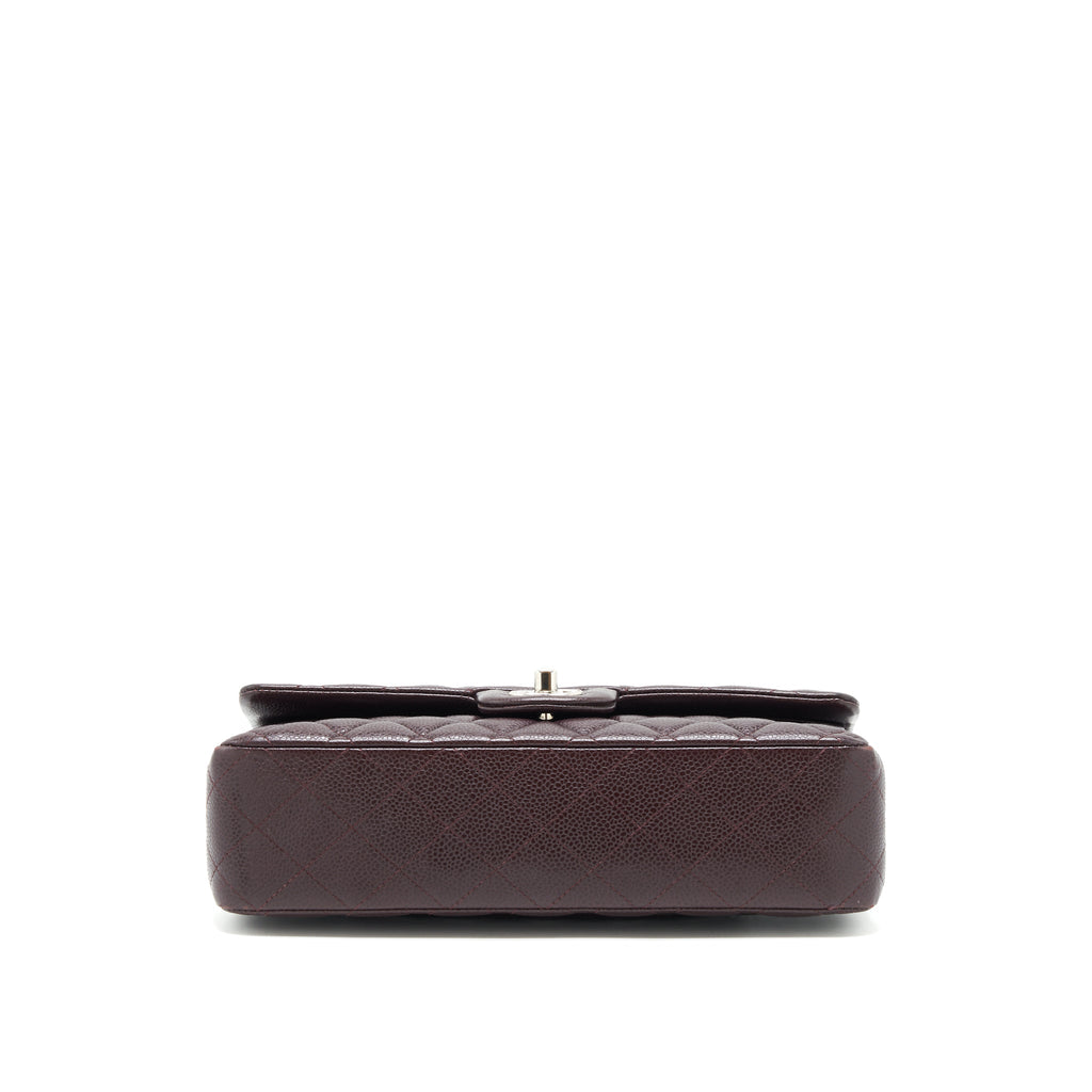Chanel Medium Classic double Flap bag Caviar Burgundy