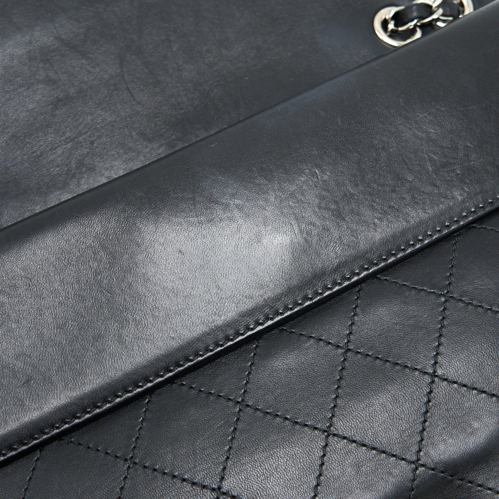 Chanel Quilted Flap Bag Lambskin Black