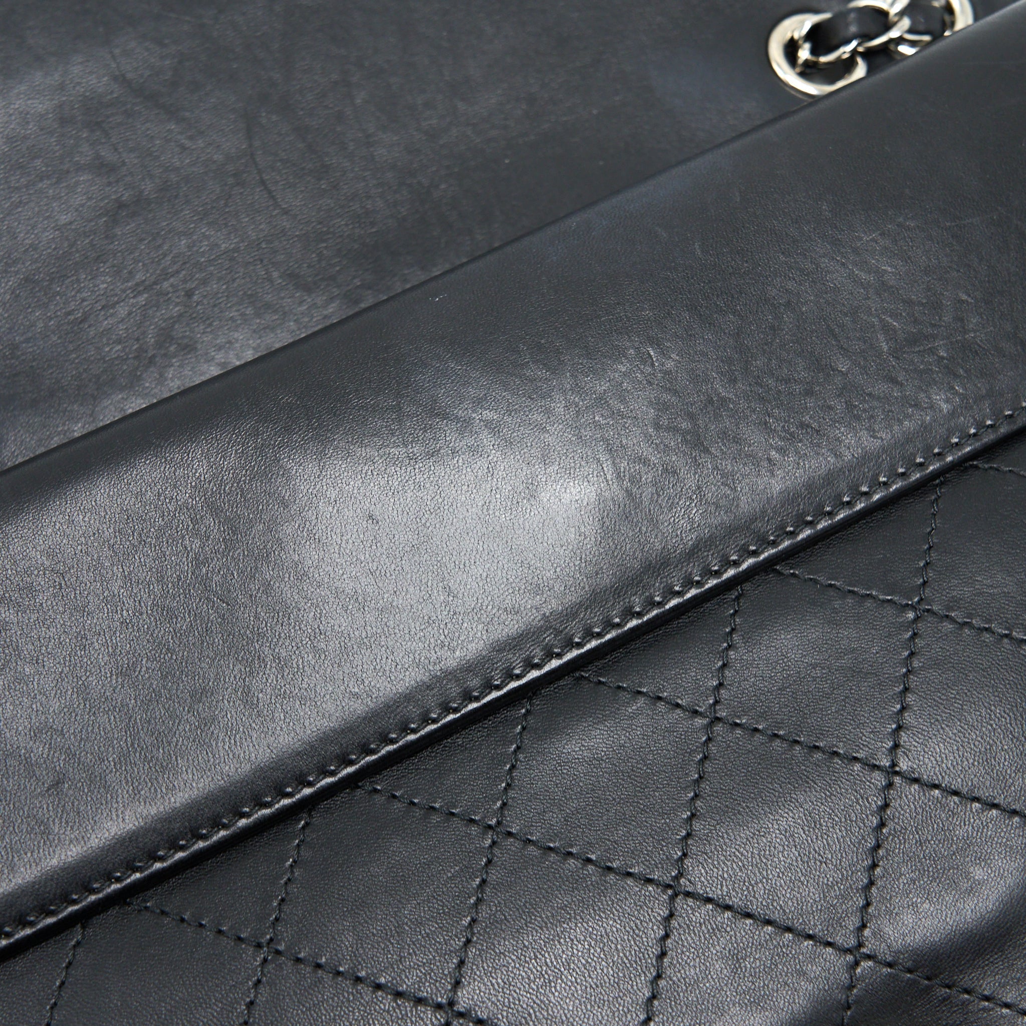 Chanel Quilted Flap Bag Lambskin Black