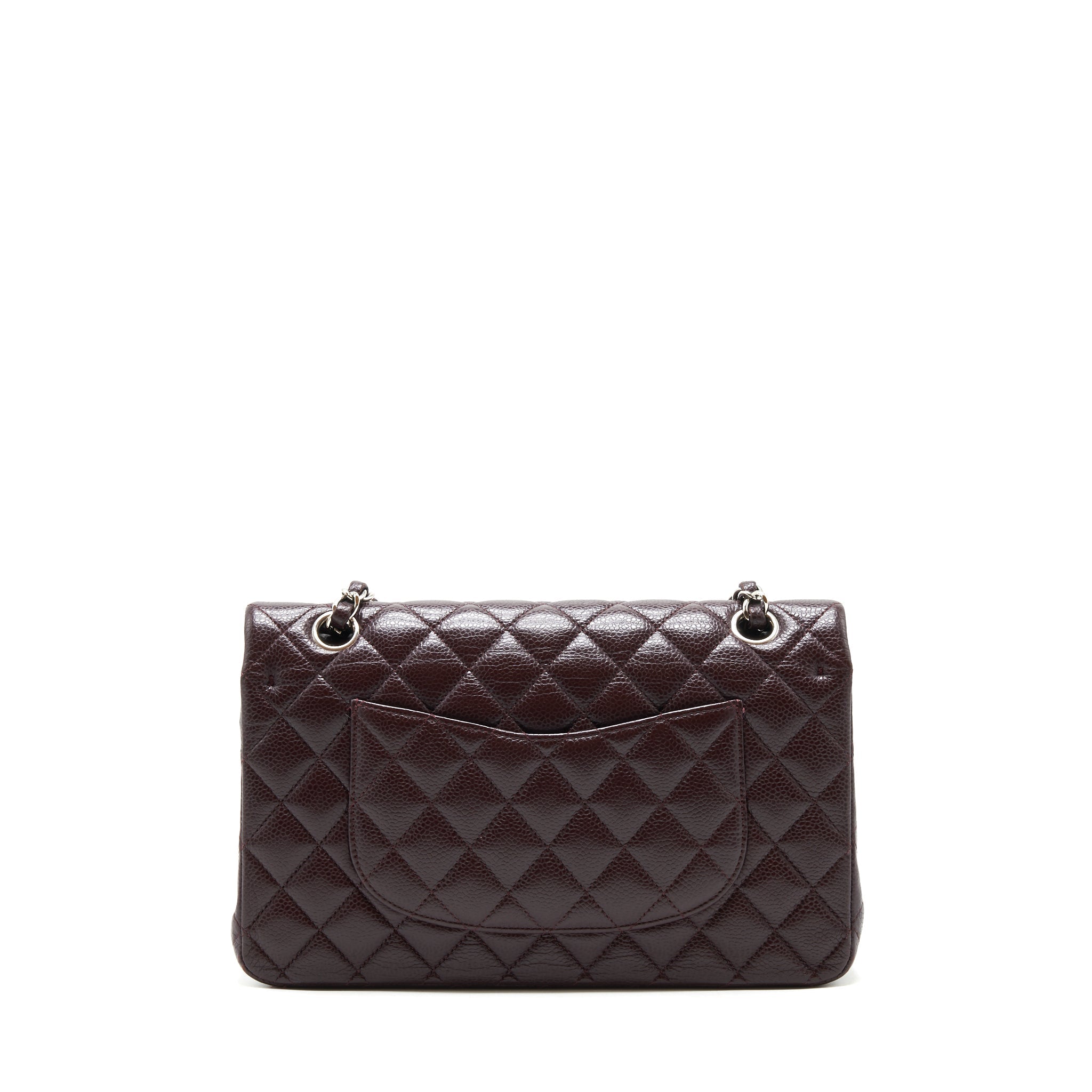 Chanel Medium Classic double Flap bag Caviar Burgundy
