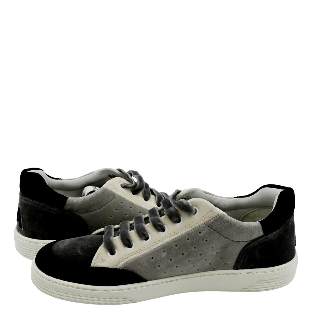 CHANEL Velvet Multicolor Sneakers Size 39