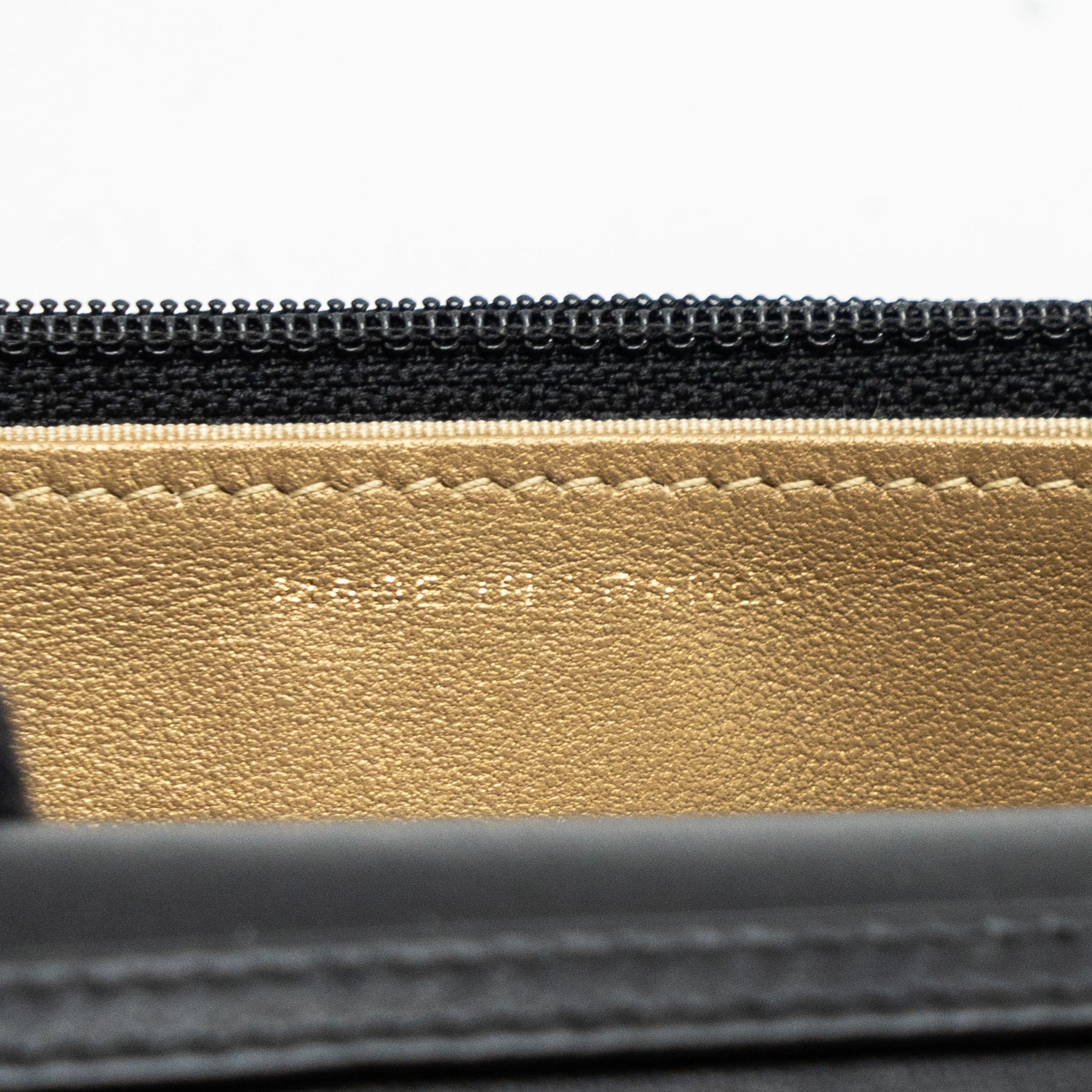 Chanel Pearl Crush Wallet On Chain Lambskin Black  (microchip)