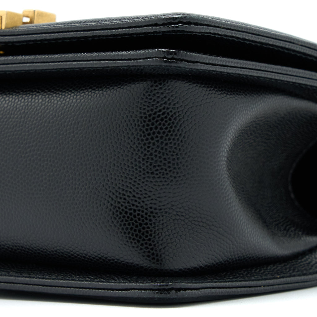 Chanel Small Boy Bag Caviar Black