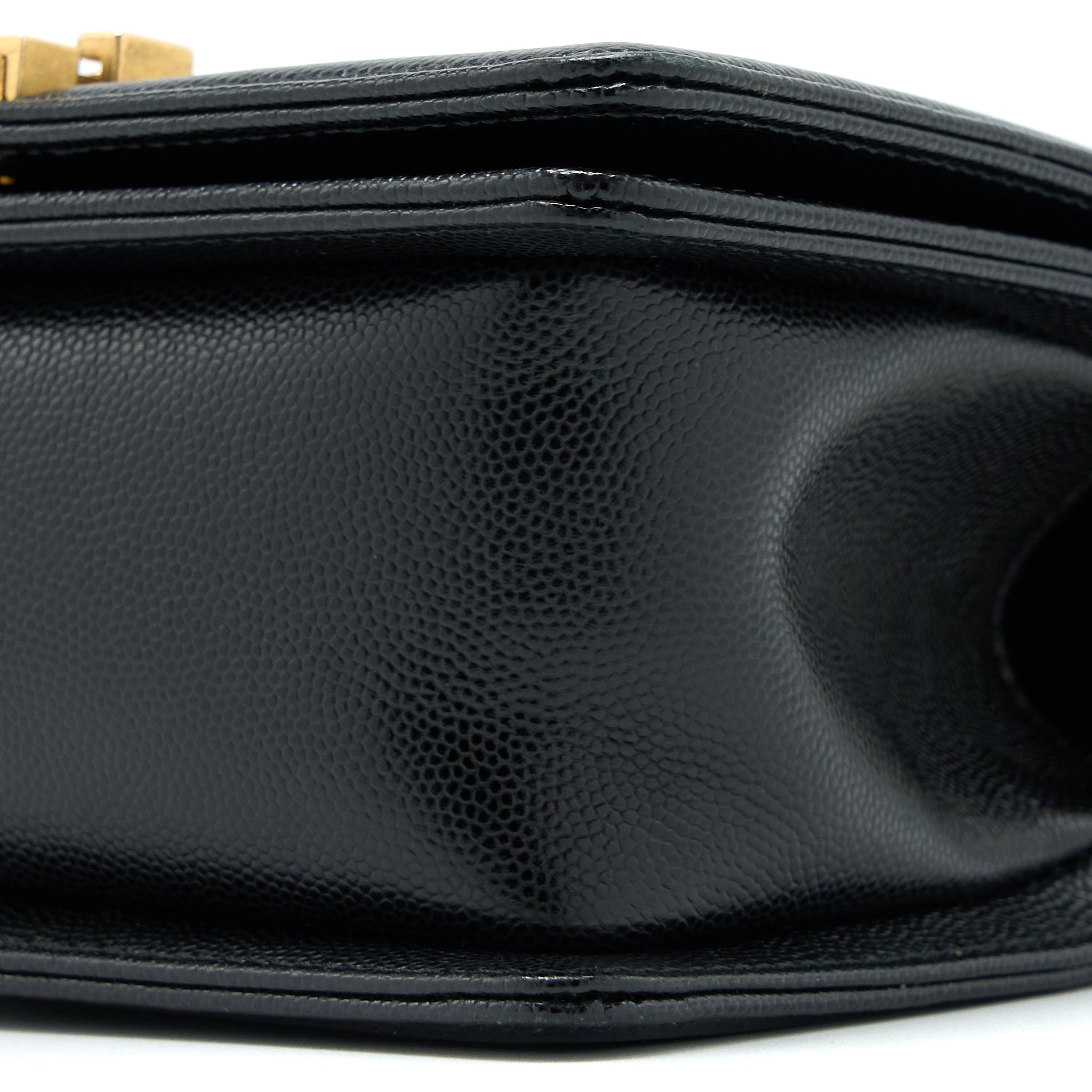 Chanel Small Boy Bag Caviar Black