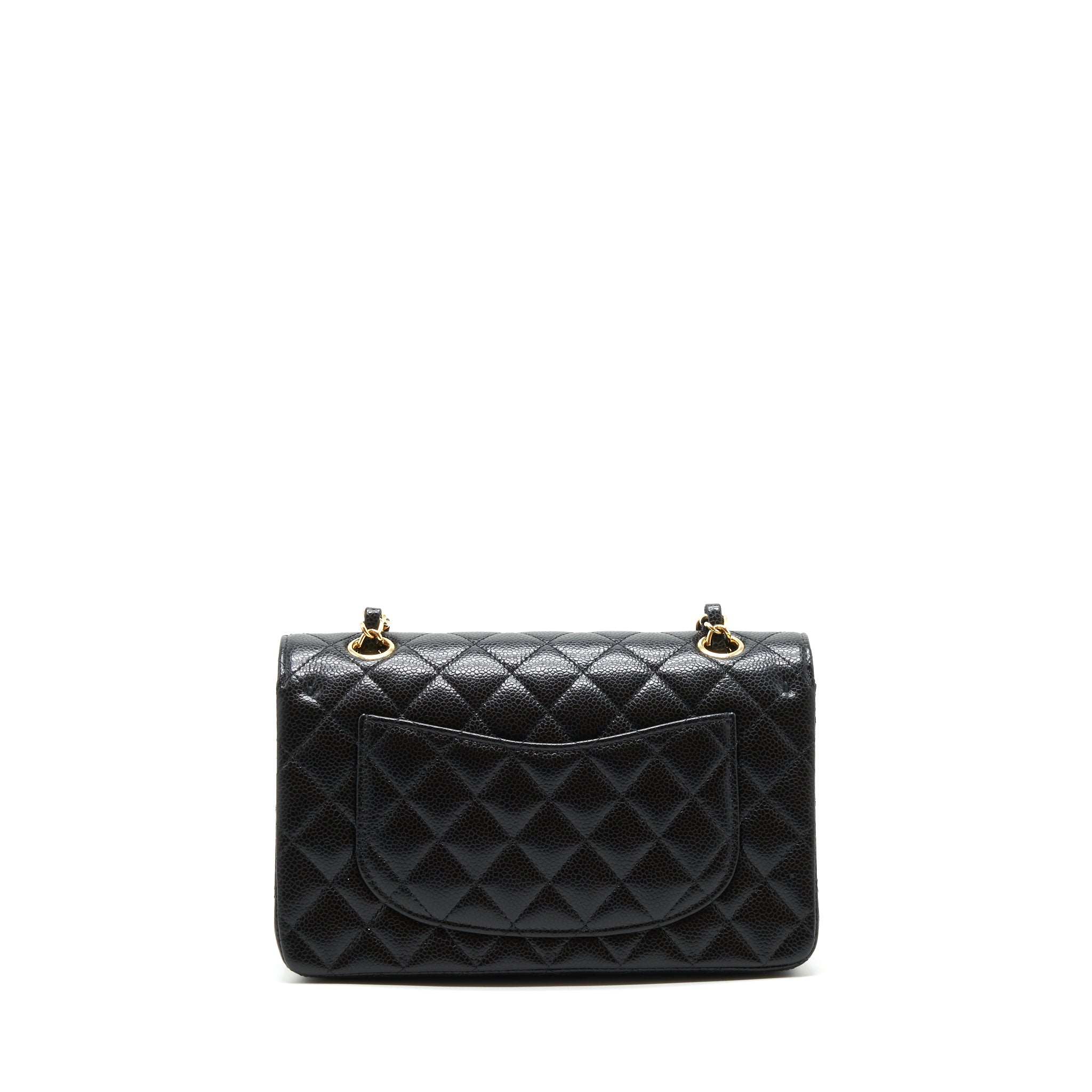 Chanel Small classic double Flap bag Caviar black