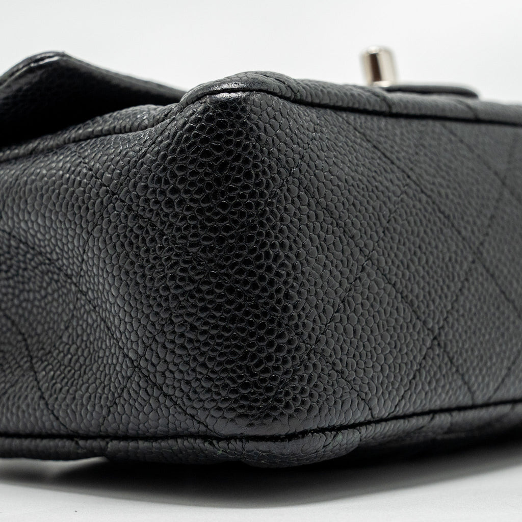 Chanel Mini Rectangular Flap Bag caviar black