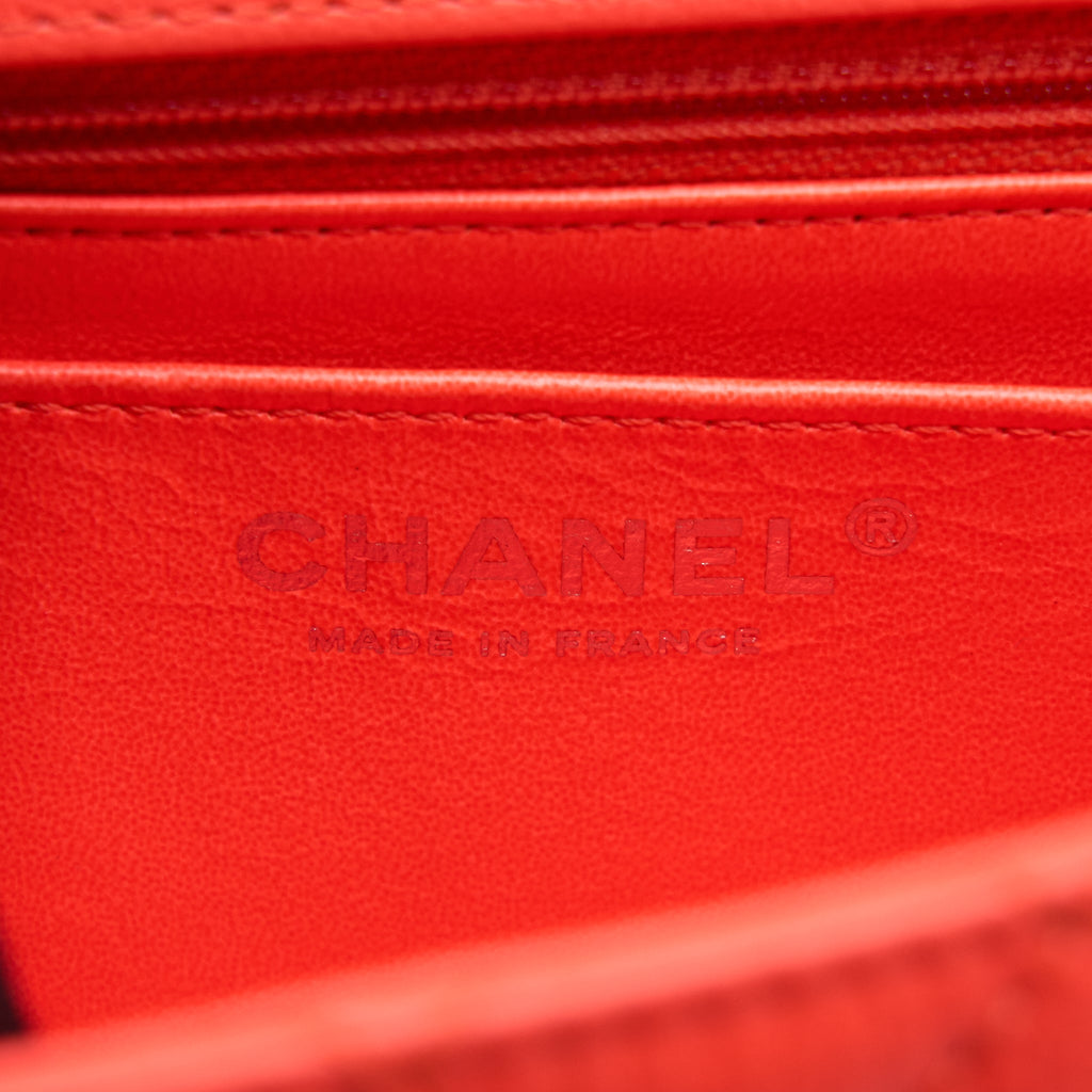 Chanel Mini 2.55 reissue flap bag Hot Orange