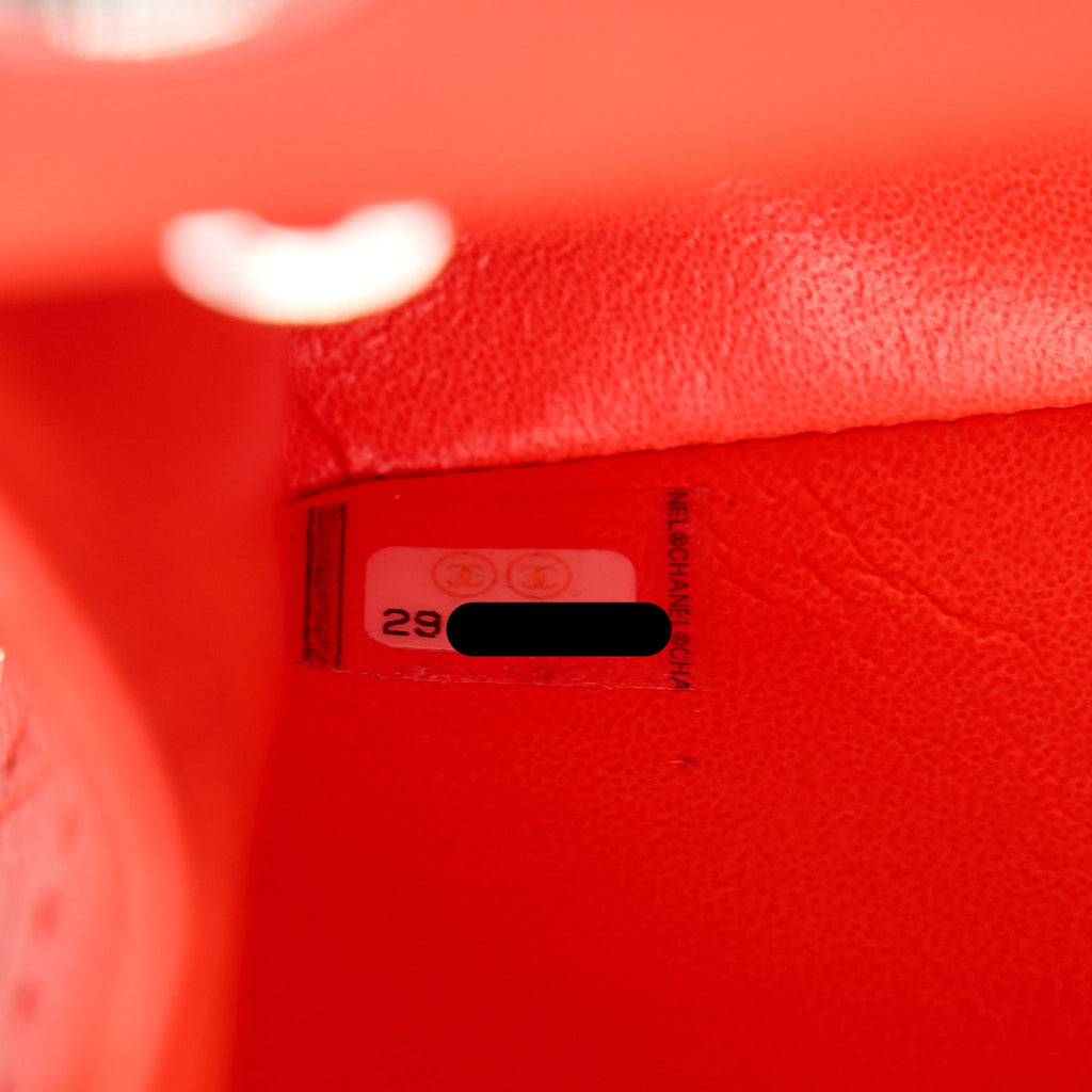 Chanel Mini 2.55 reissue flap bag Hot Orange
