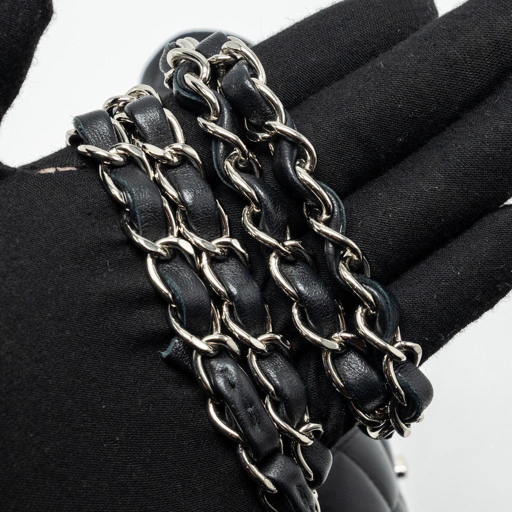 Chanel Medium Classic Double Flap Bag Lambskin Black