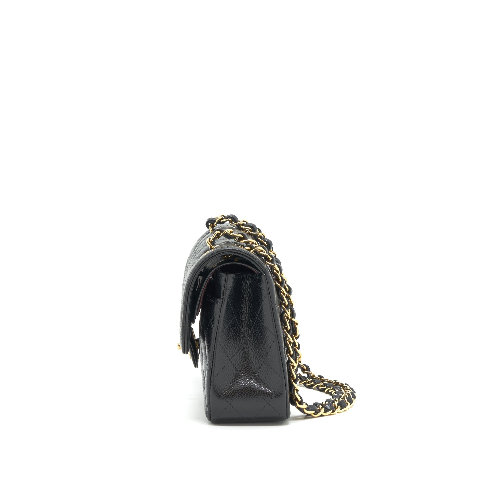 Chanel Small classic double Flap bag Caviar black