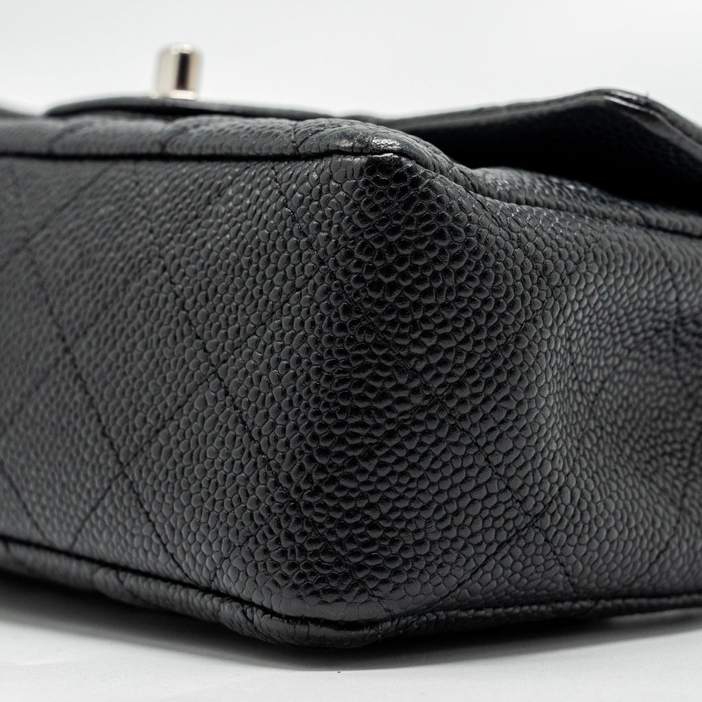 Chanel Mini Rectangular Flap Bag caviar black