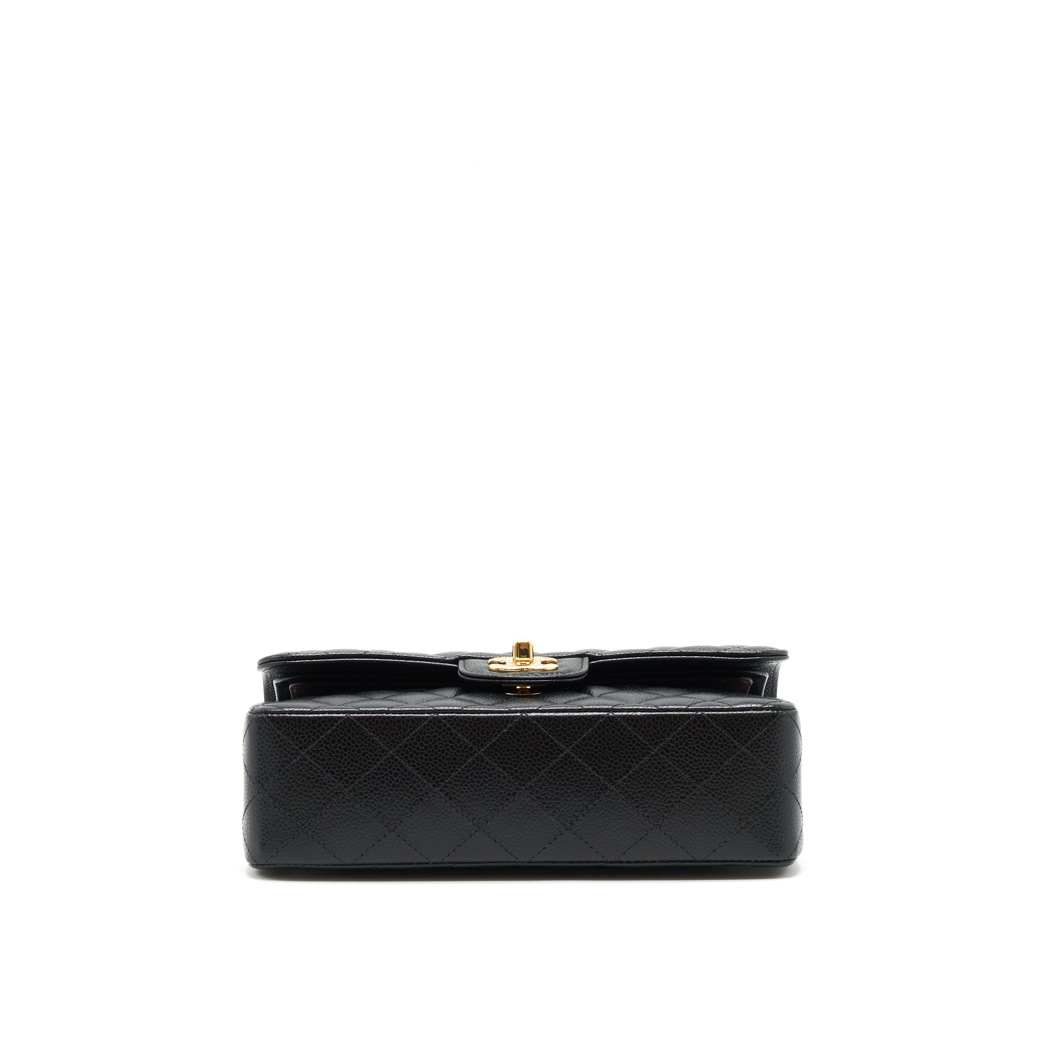 Chanel Small classic double Flap bag Caviar black