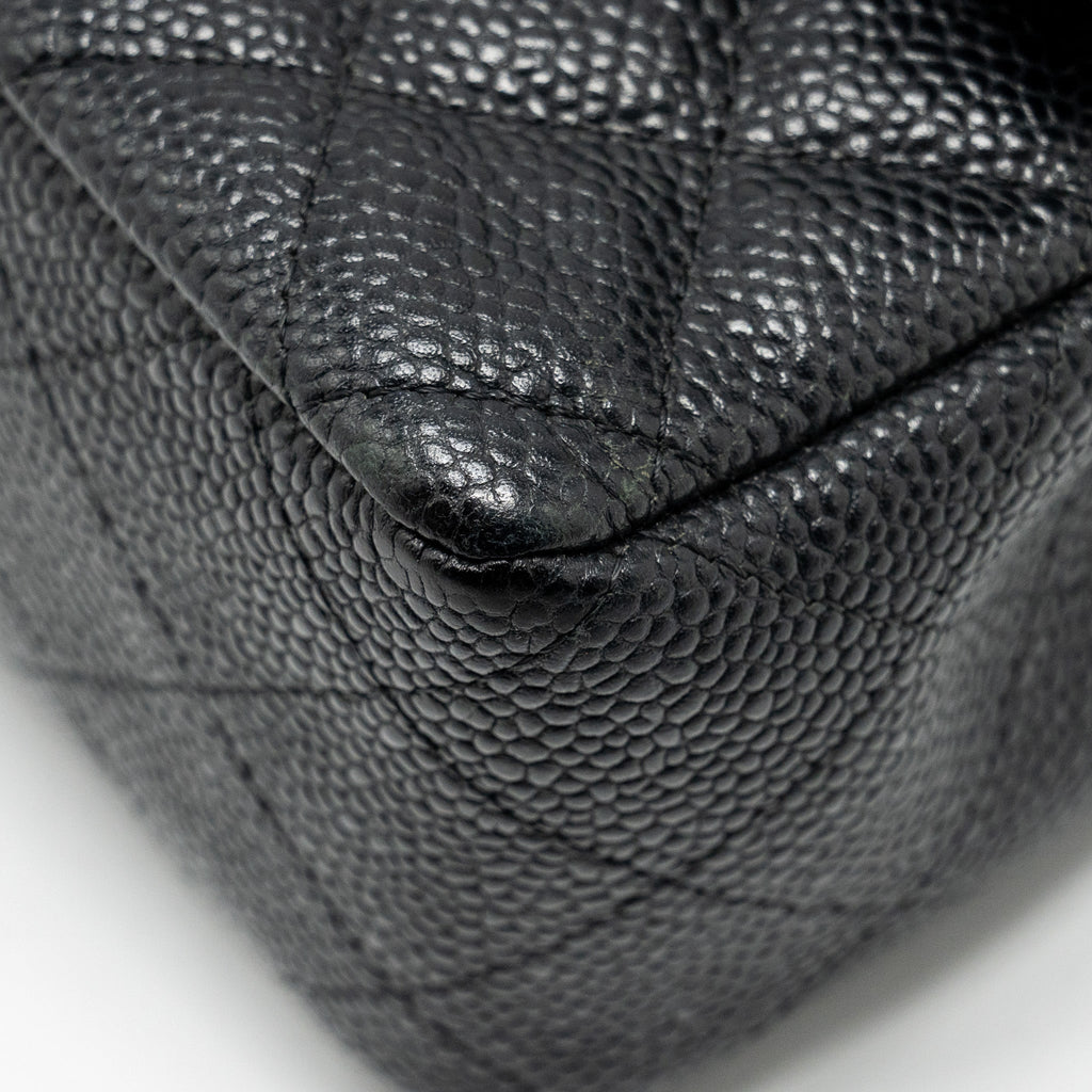 Chanel Mini Rectangular Flap Bag caviar black