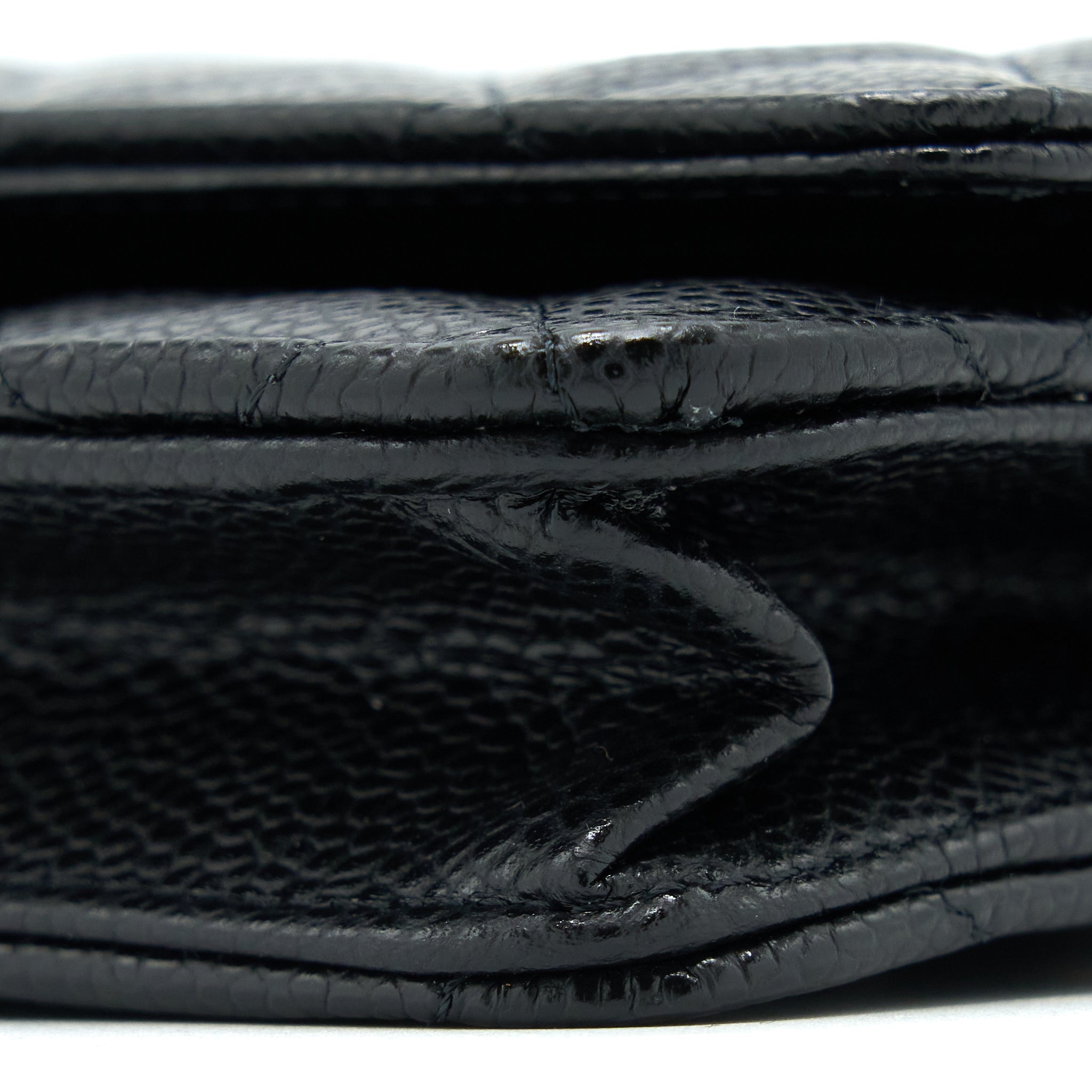 Chanel Classic Wallet On Chain Caviar Black  (Microchip)