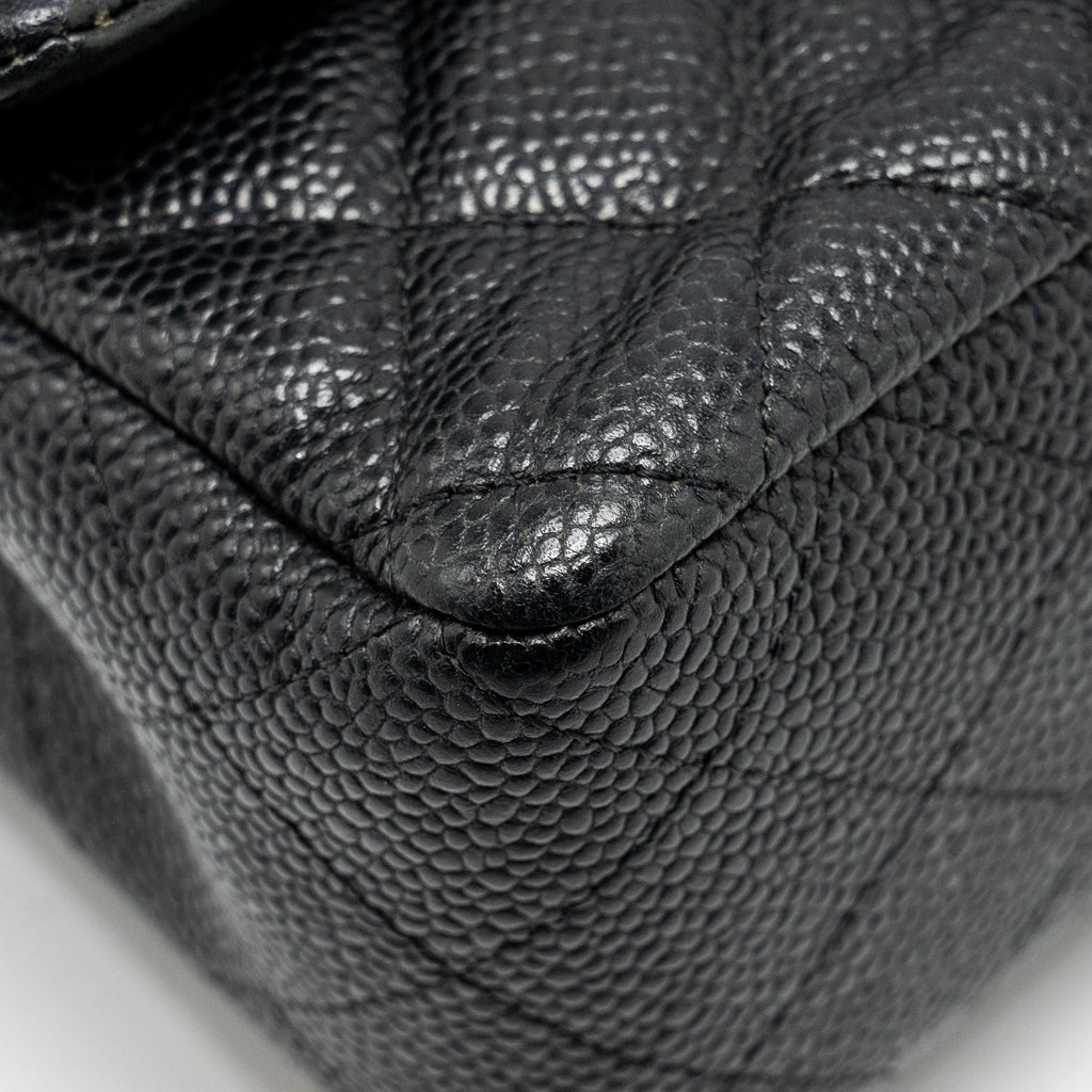 Chanel Mini Rectangular Flap Bag caviar black
