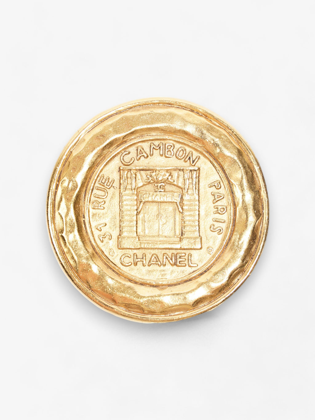 Chanel Womens 31 Rue Cambon Brooch Gold OS