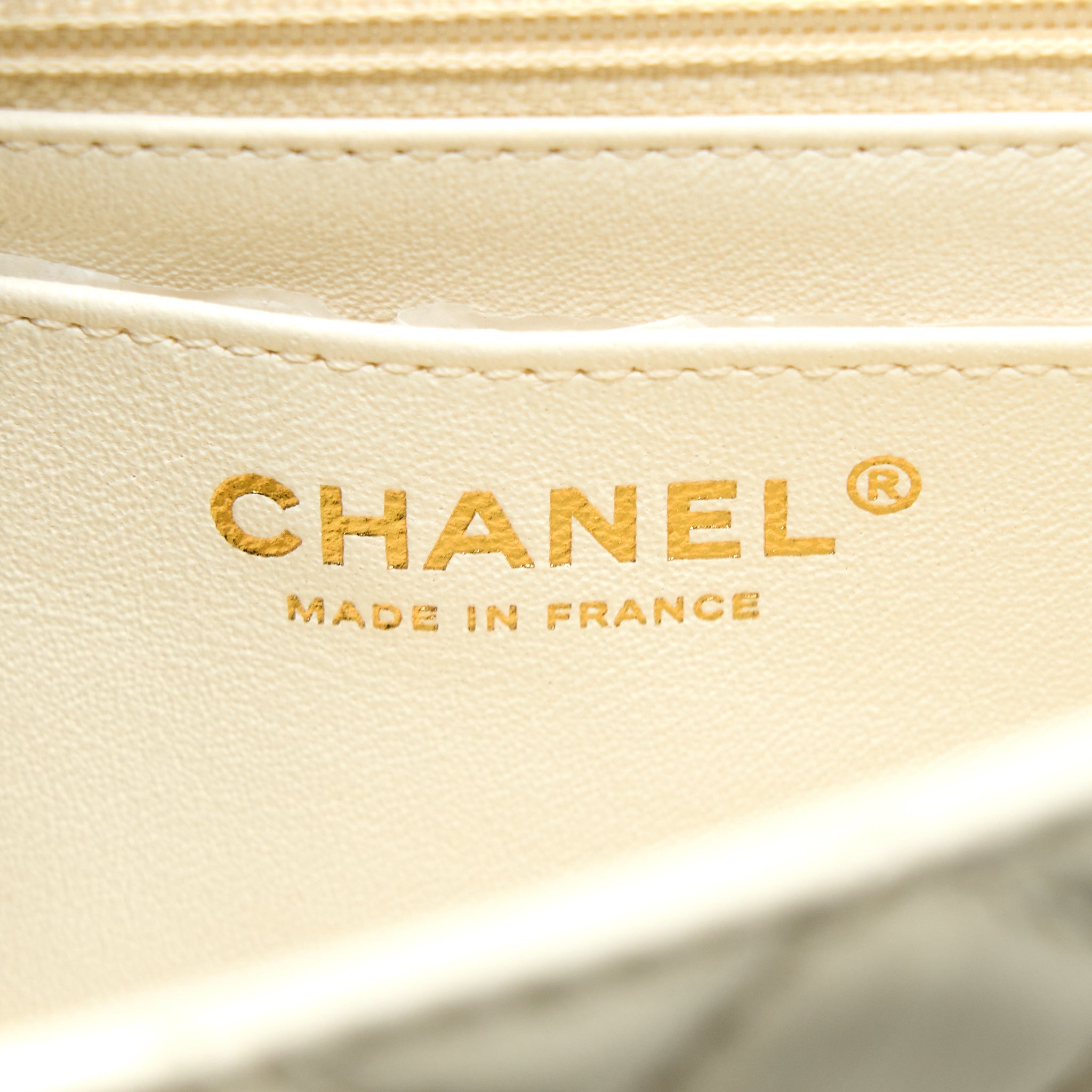 Chanel 20A Mini 2.55 Reissue Flap Bag Aged Calfskin Creamy White Brushed