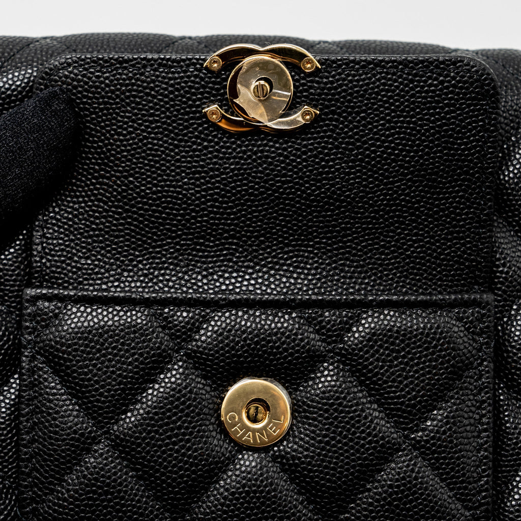 Chanel Wallet on Chain with Pocket Black Caviar  (Microchip)