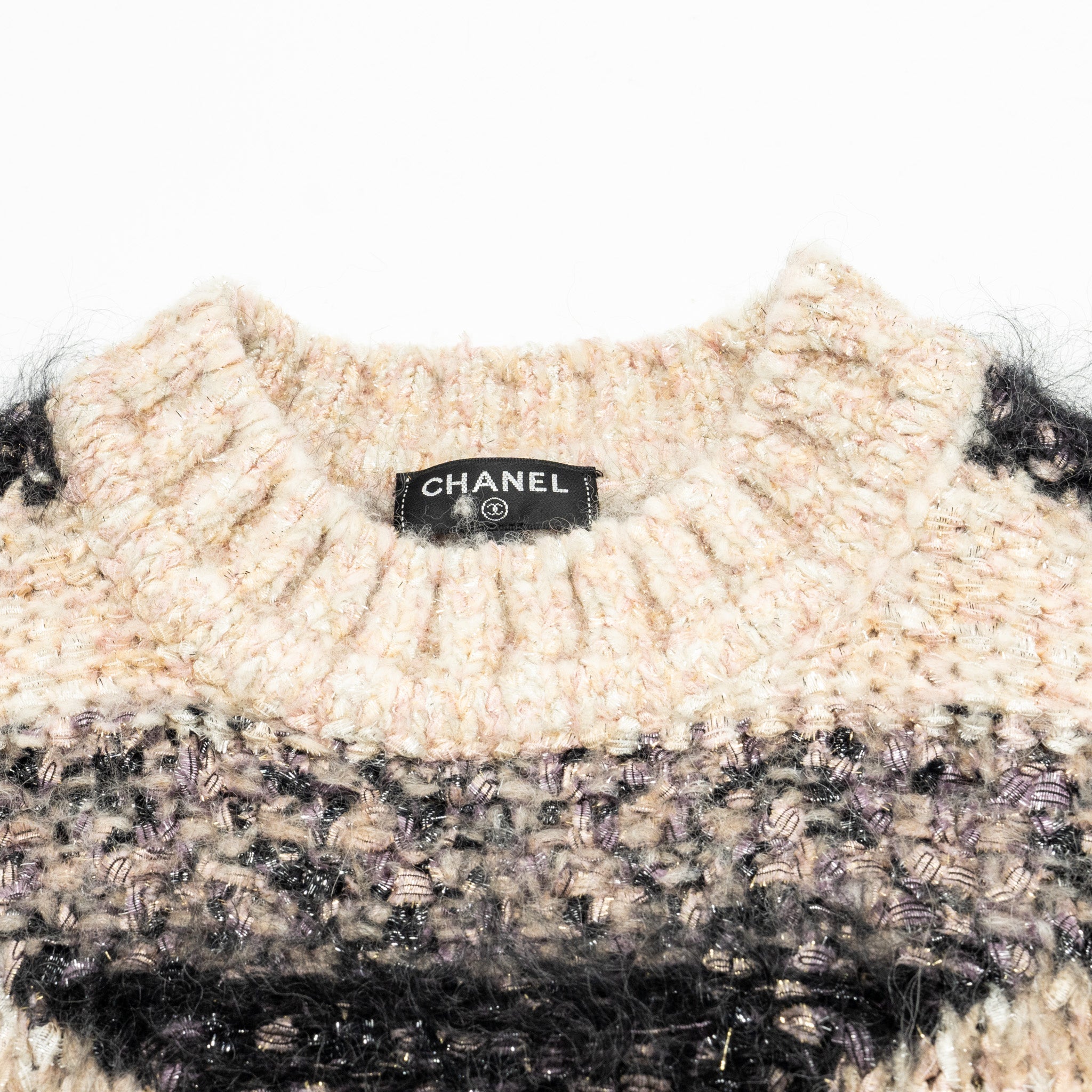 Chanel Size 34 18K Pullover Sweater Viscose/Polyamide/Wool Multicolour