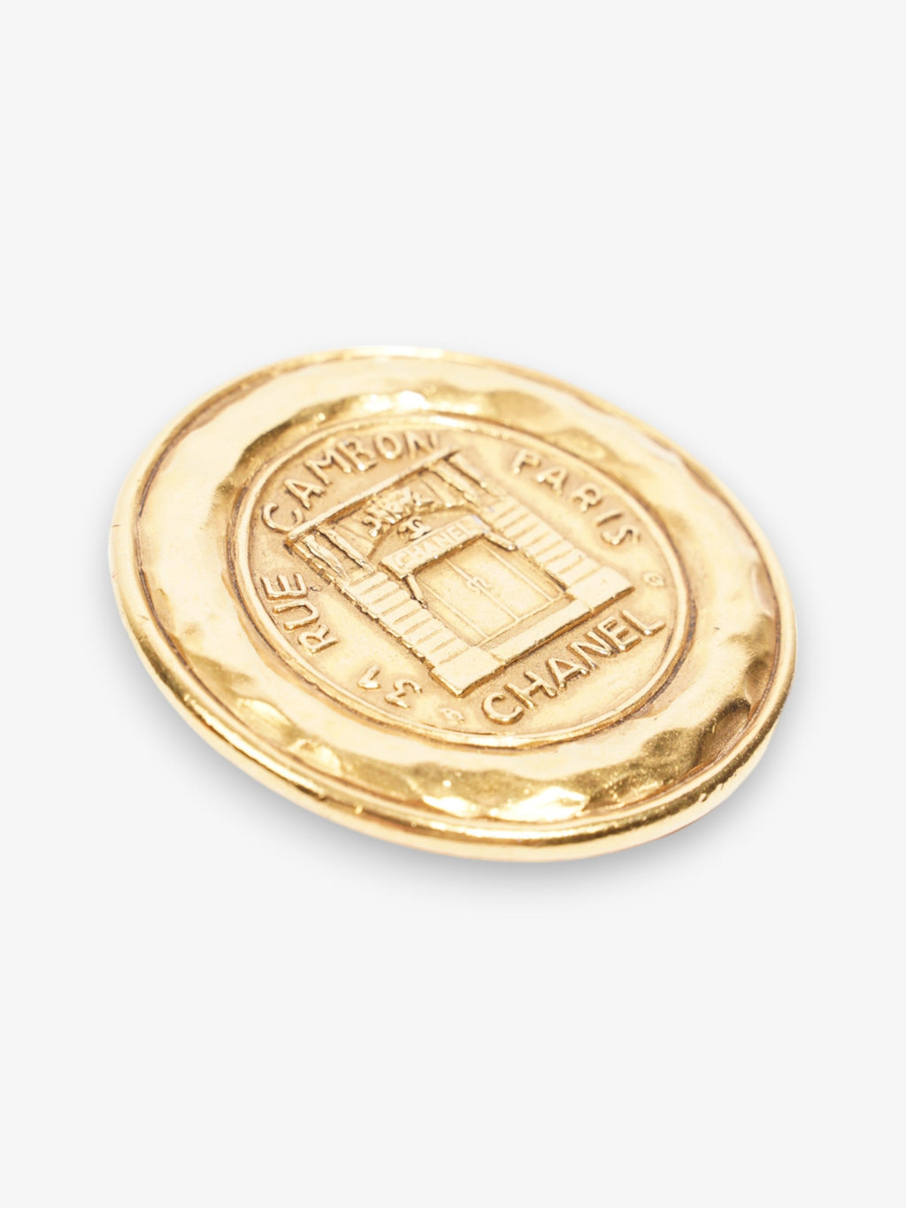 Chanel Womens 31 Rue Cambon Brooch Gold OS