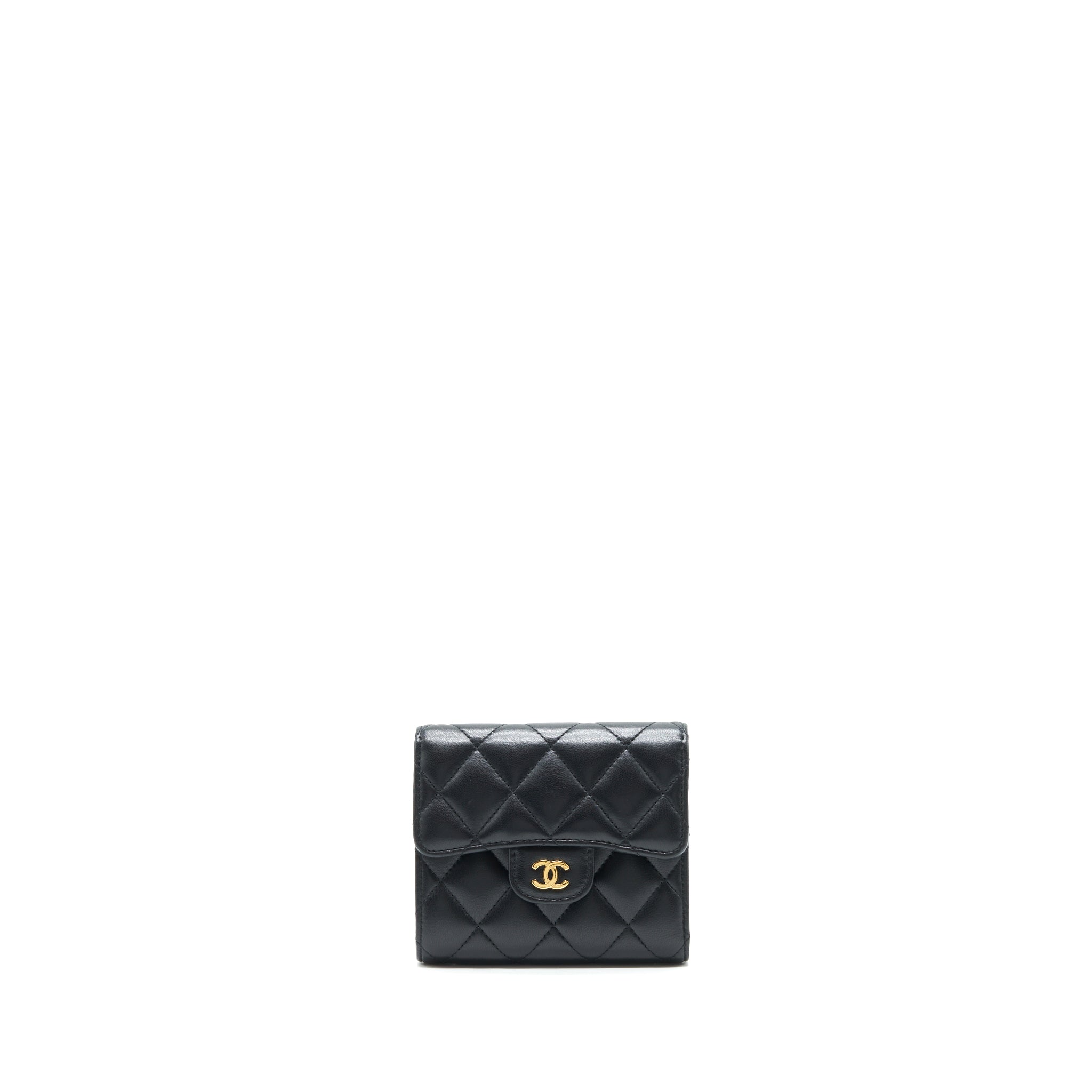 Chanel Classic Flap Wallet Lambskin Black