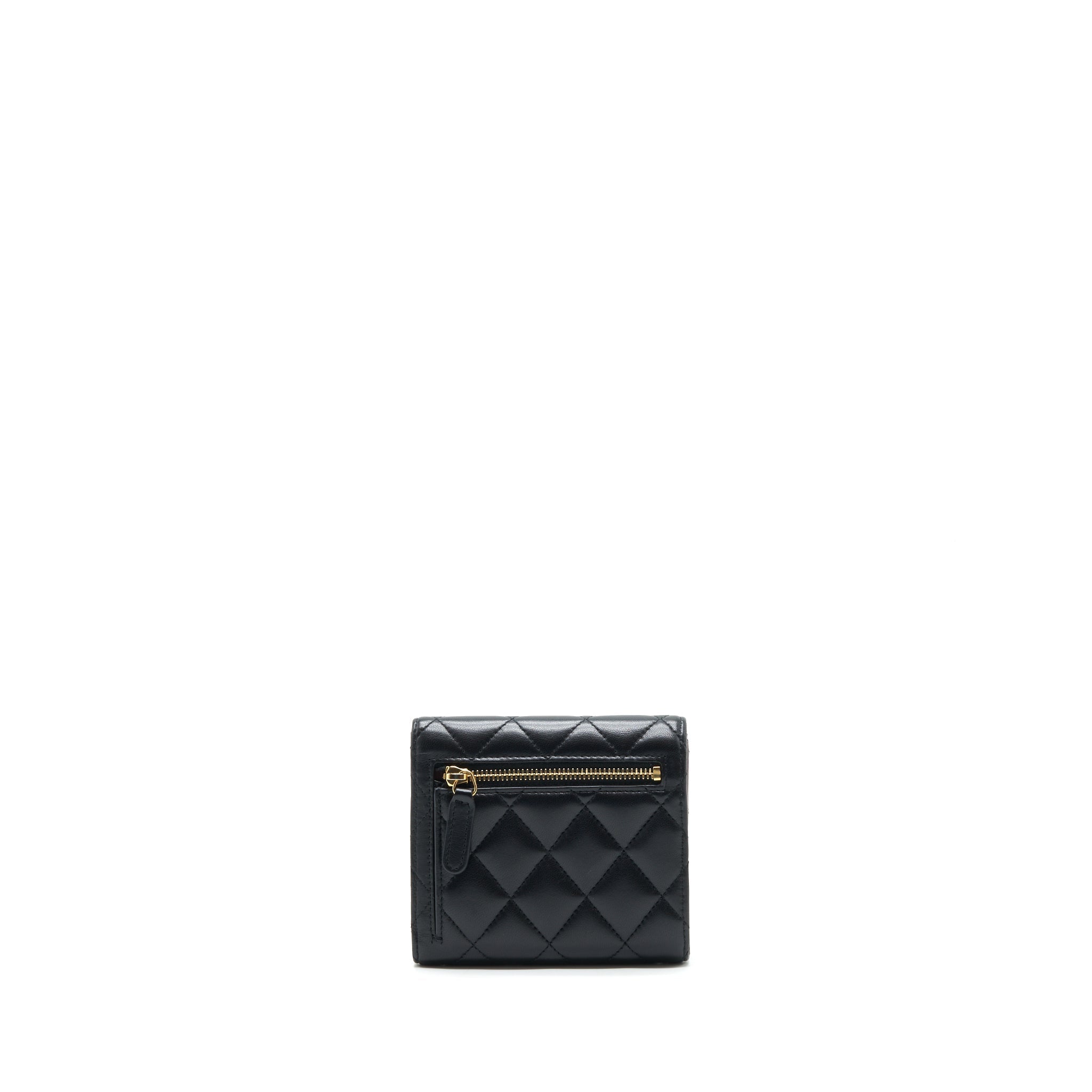 Chanel Classic Flap Wallet Lambskin Black