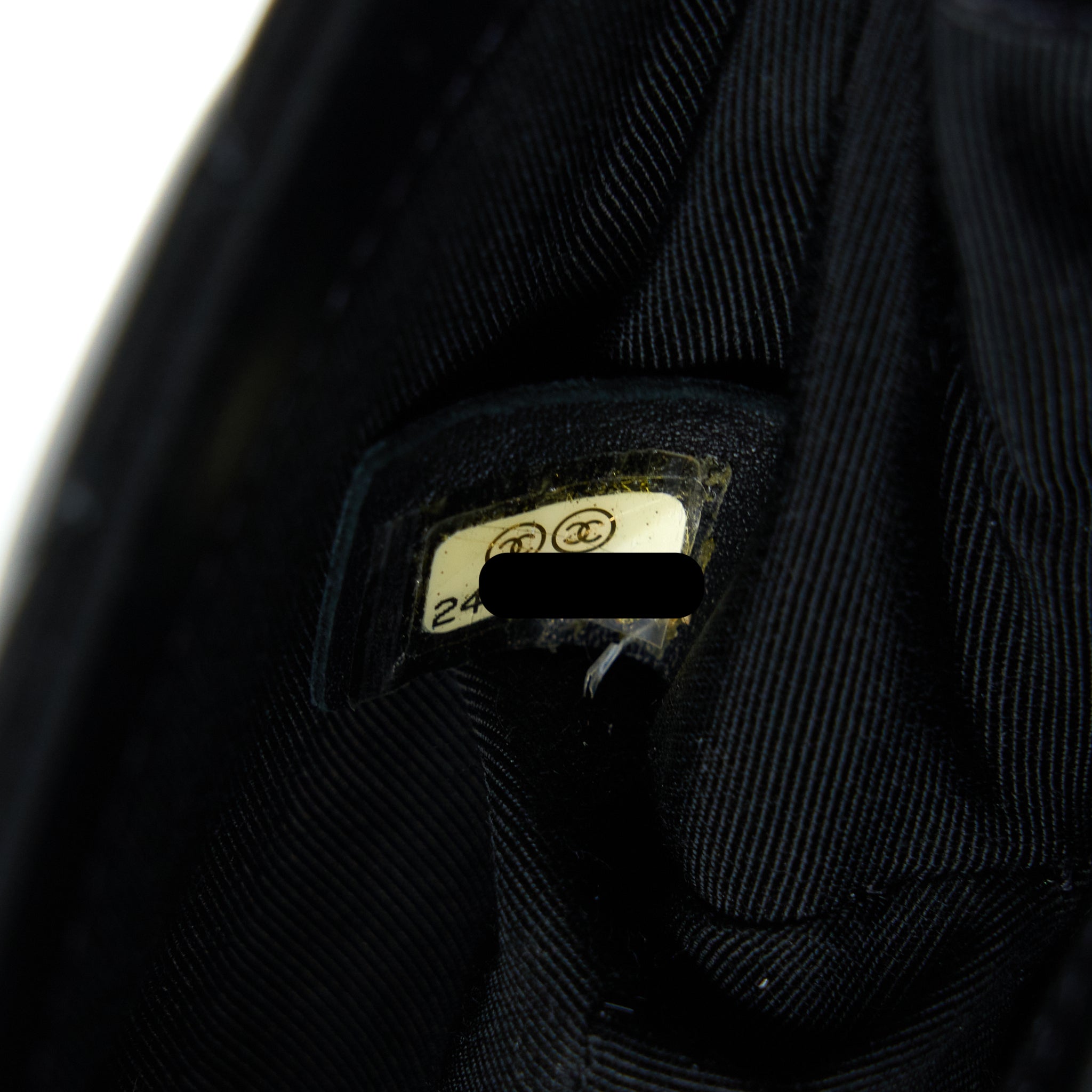 Chanel Seasonal Flap Bag Lambskin Black Brushed