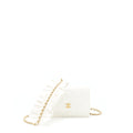 Chanel Ruffles Mini Wallet On Chains White